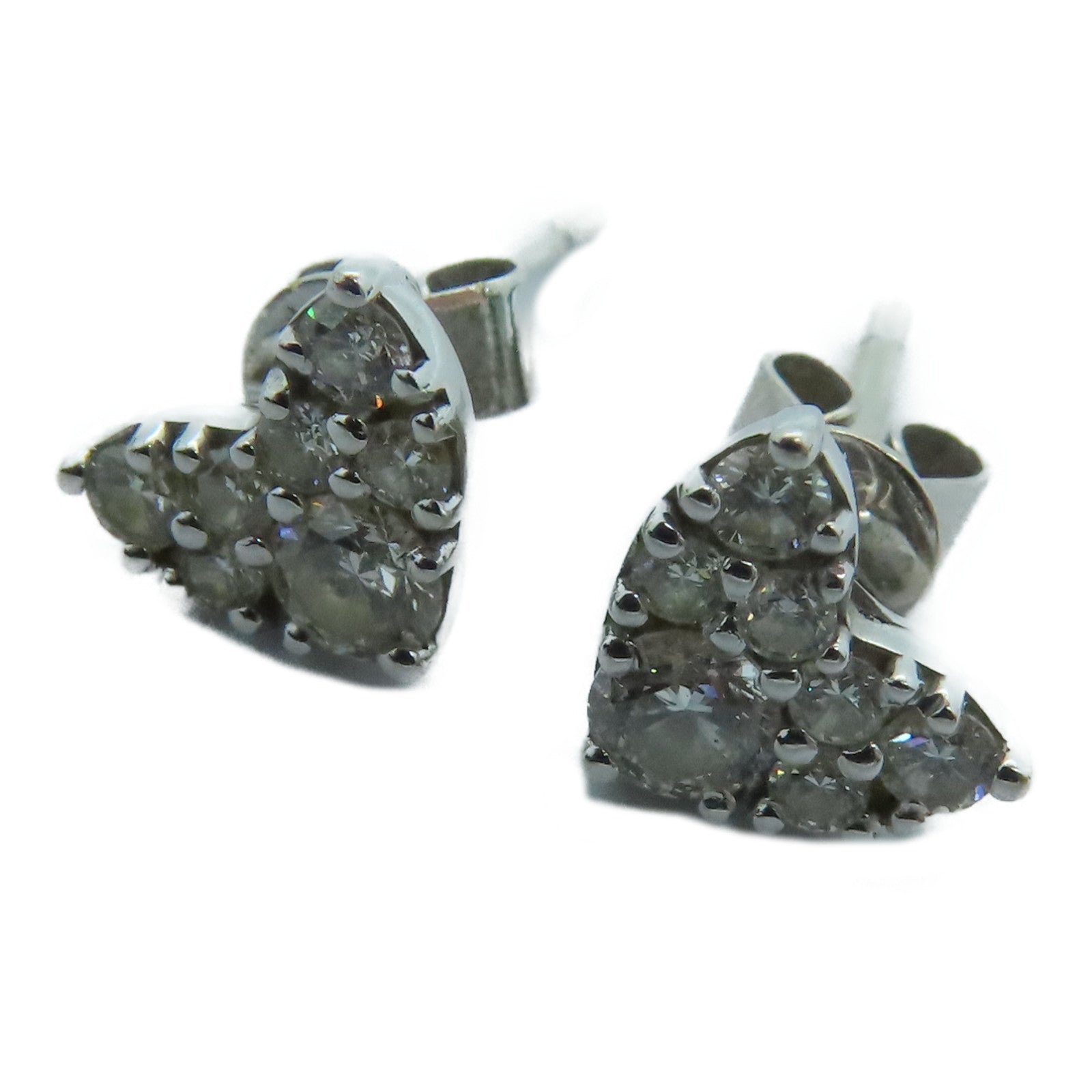 JEWELRY 18K白金Diamond Earrings钻石耳环