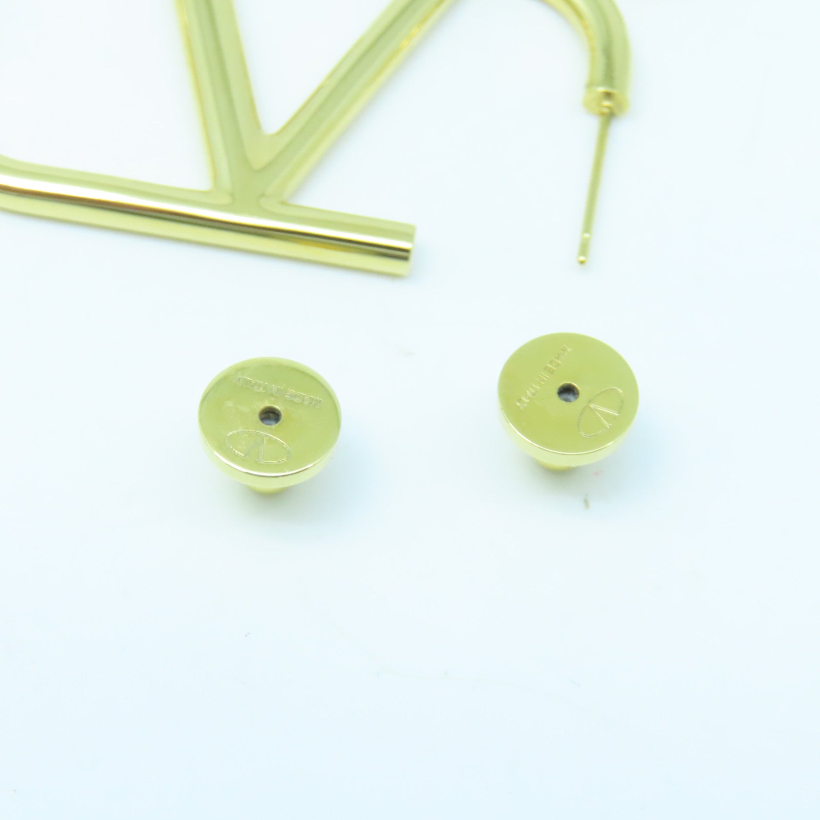 Valentino Metal Vlogo Signature Earrings Gold Gold