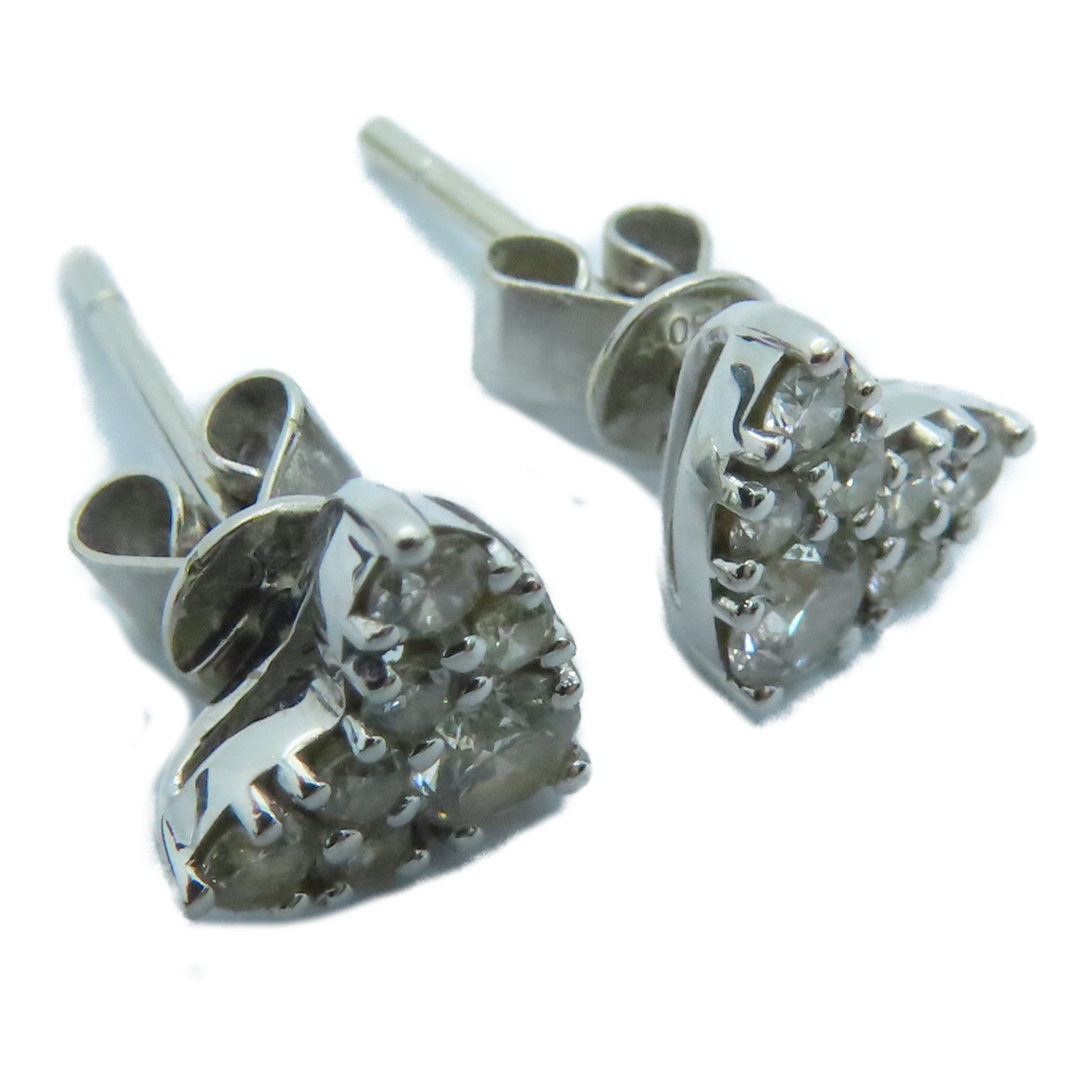 JEWELRY 18K白金Diamond Earrings钻石耳环