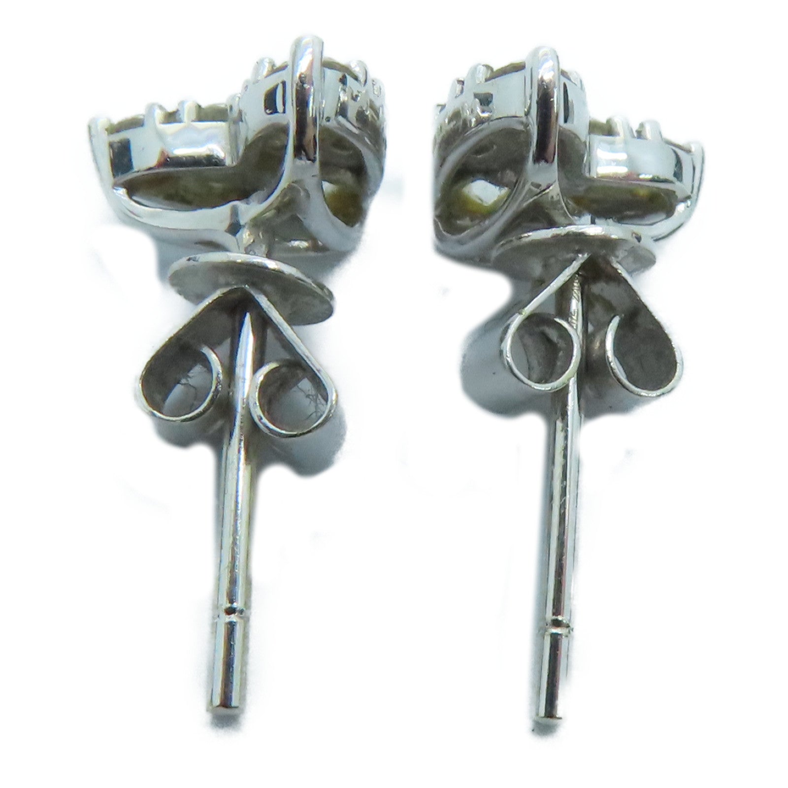 JEWELRY 18K白金Diamond Earrings钻石耳环