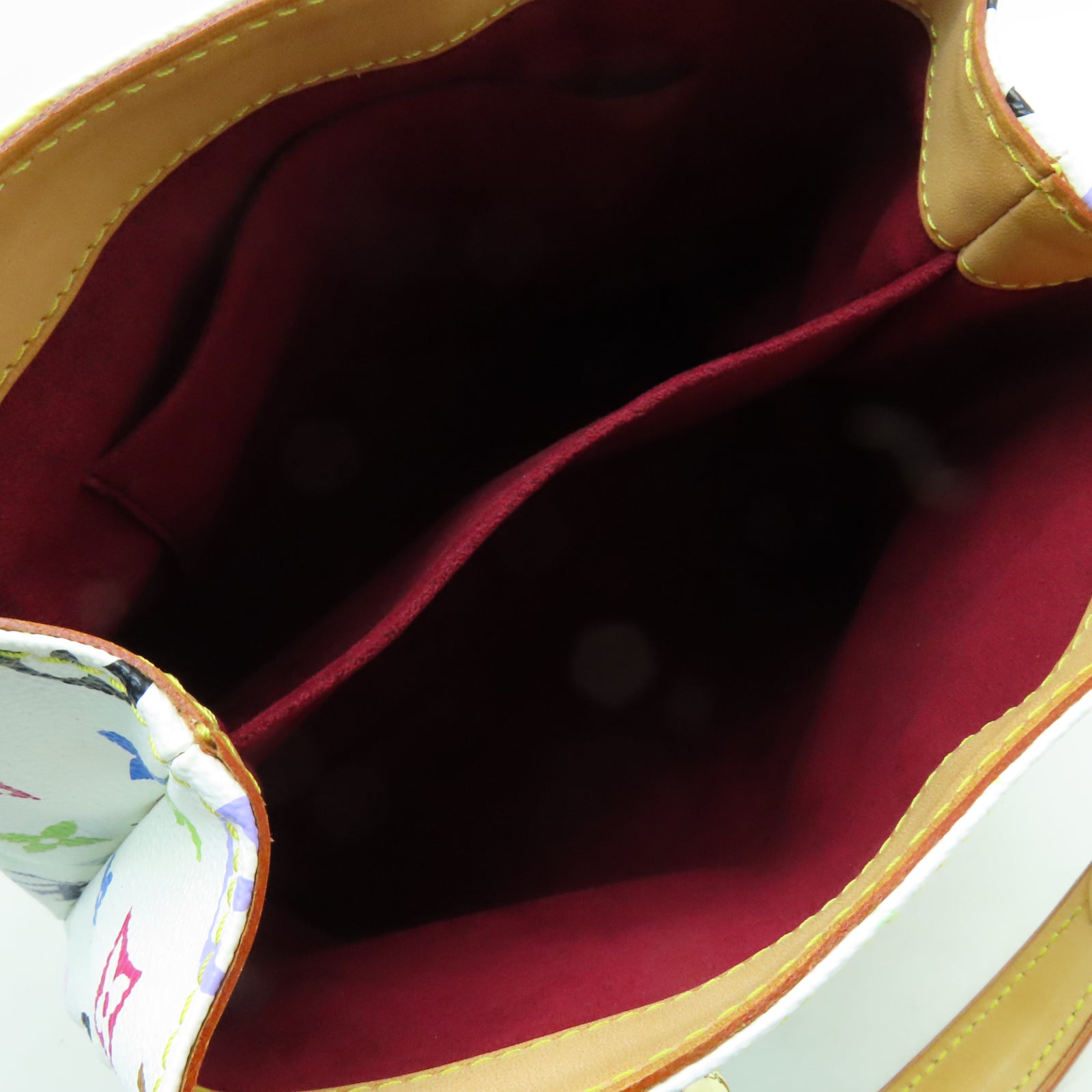 LOUIS VUITTON Monogram Multicolore Audra金扣手挽袋彩色