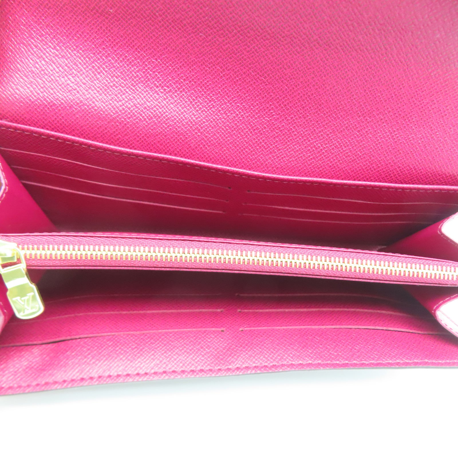 LOUIS VUITTON Monogram Sarah金扣長錢包棕色
