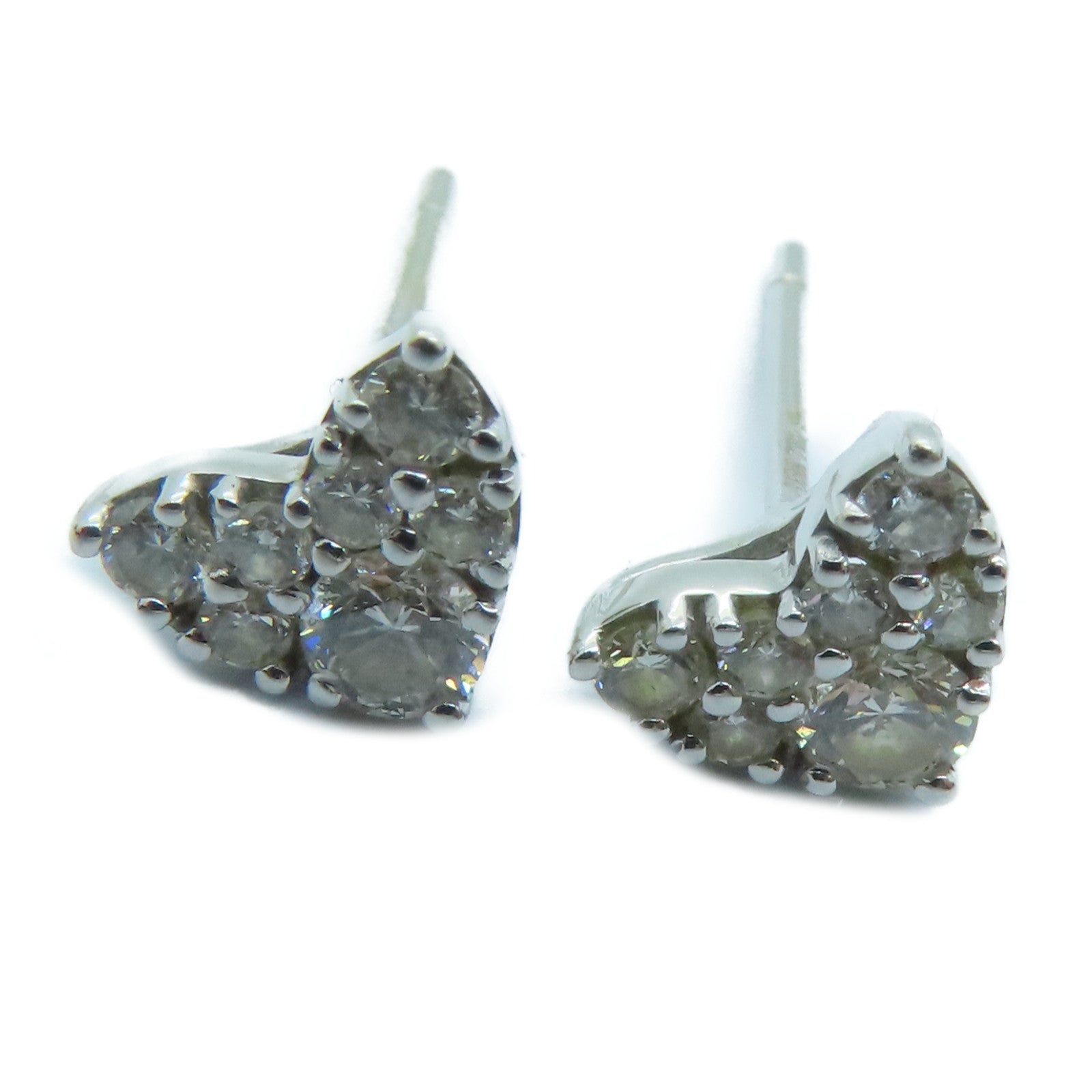 JEWELRY 18K白金Diamond Earrings钻石耳环
