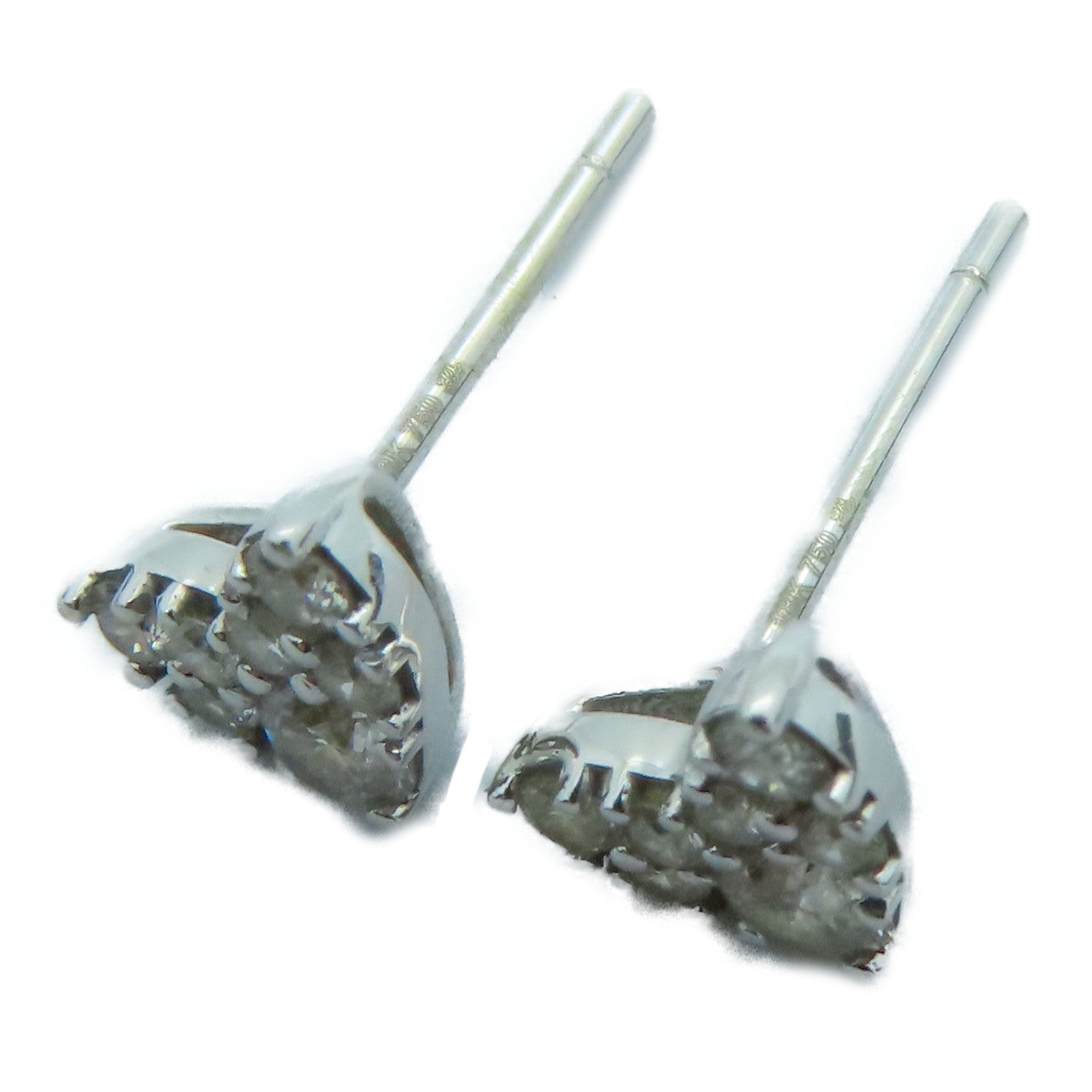 JEWELRY 18K白金Diamond Earrings钻石耳环