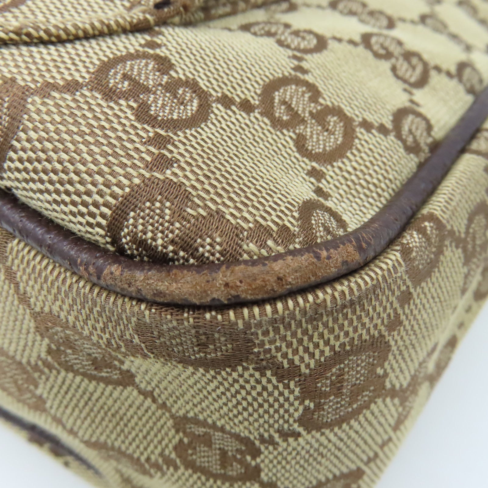GUCCI 【激減優惠】GG帆布Shoulder Bag肩背袋啡色