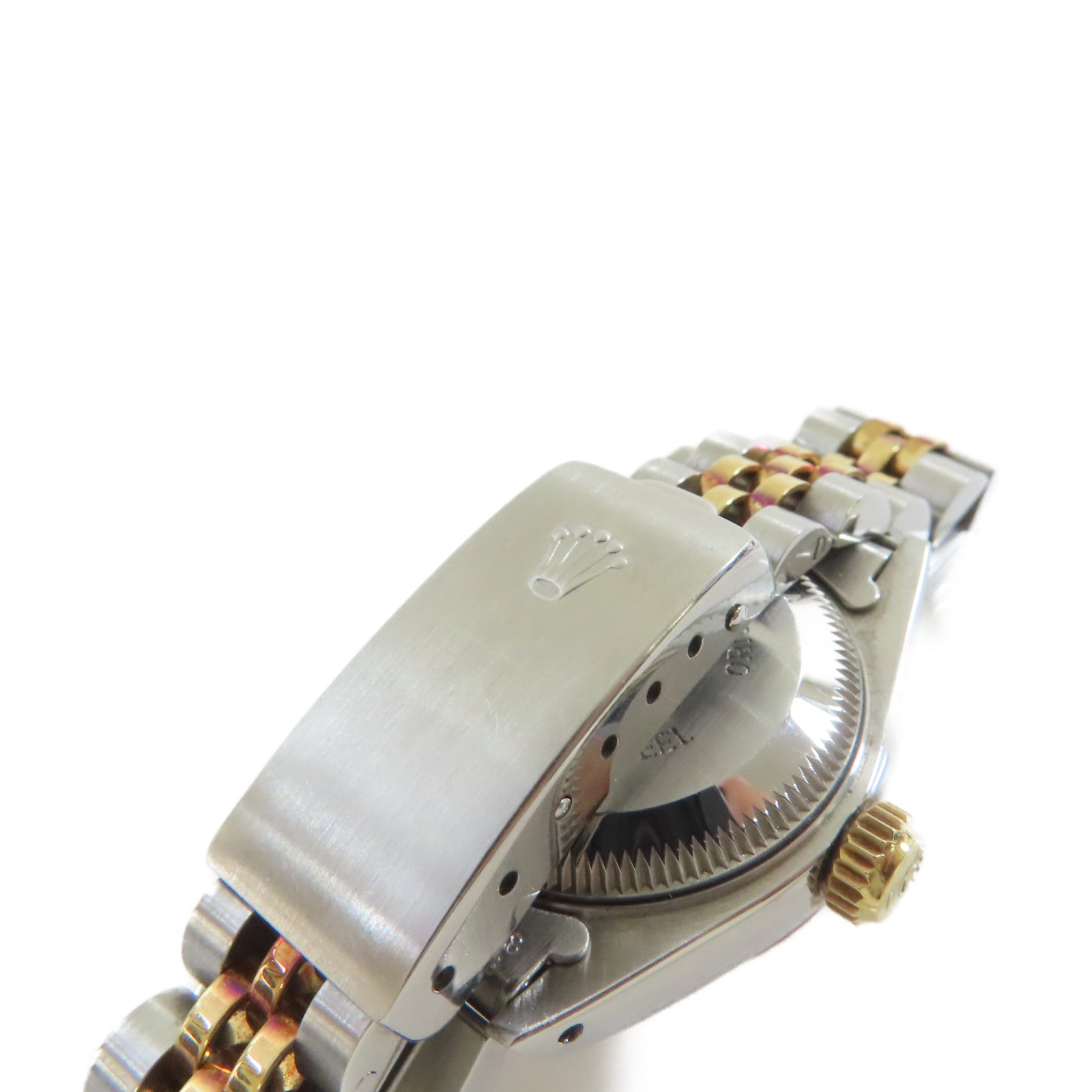 ROLEX Datejust Watch 26mm 18K黃金/不鏽鋼自動機芯金色/銀色