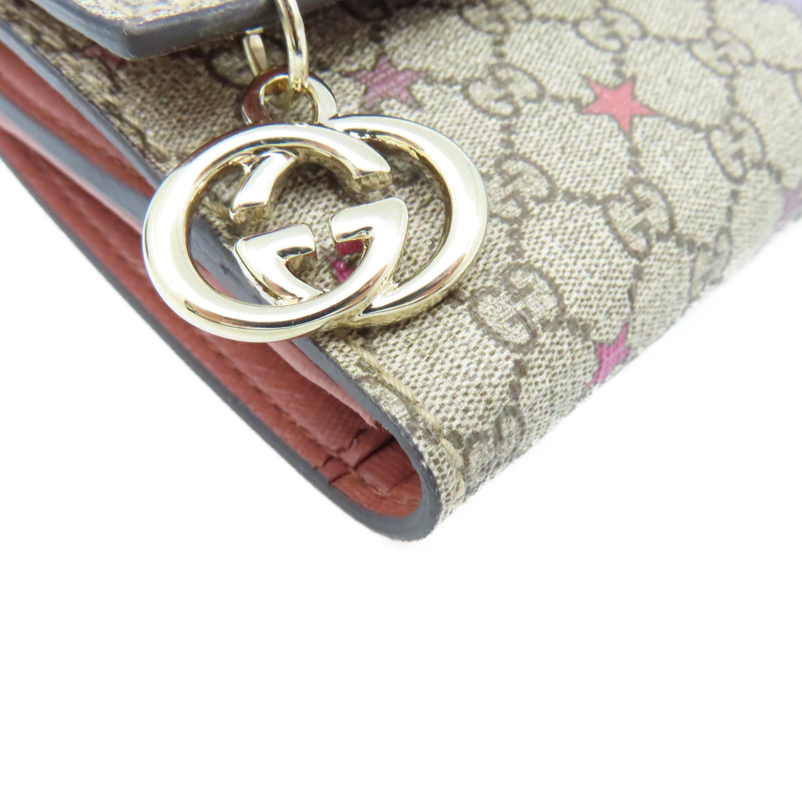 GUCCI 塗層帆布Long Wallet長錢包啡色