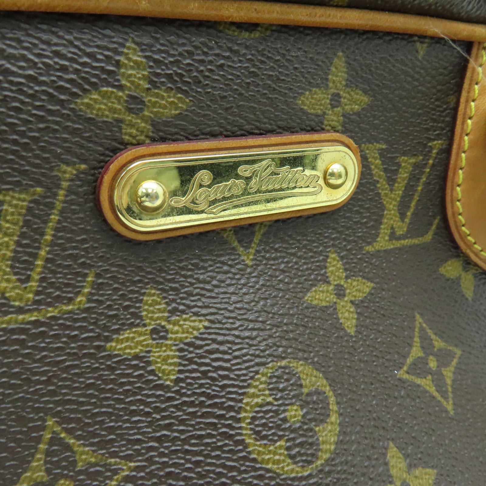 LOUIS VUITTON Monogram Montorgueil PM Shoulder Bag金扣肩背袋啡色