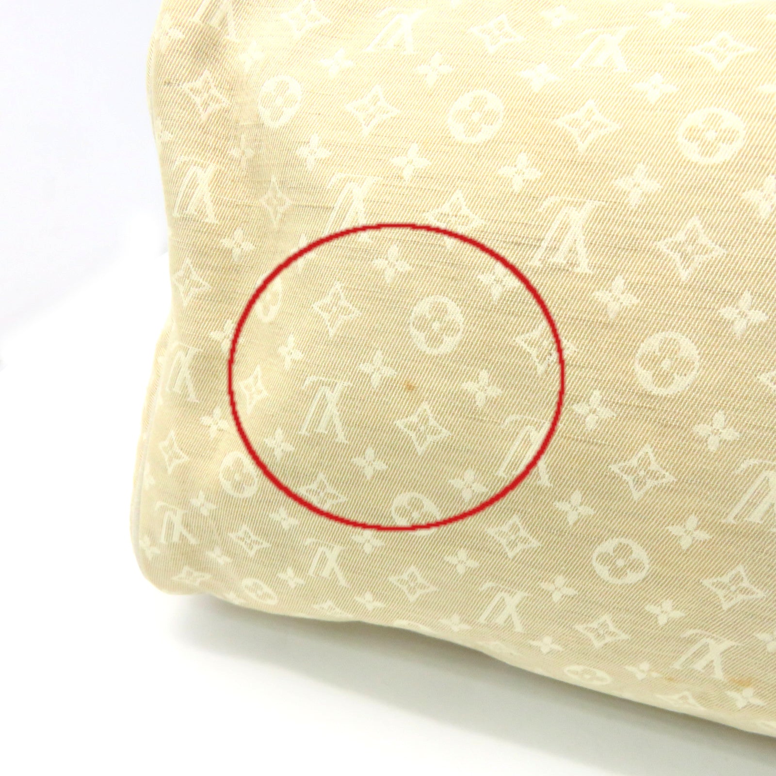 LOUIS VUITTON Mono-mini Speedy 30 Hand Bag apricot color