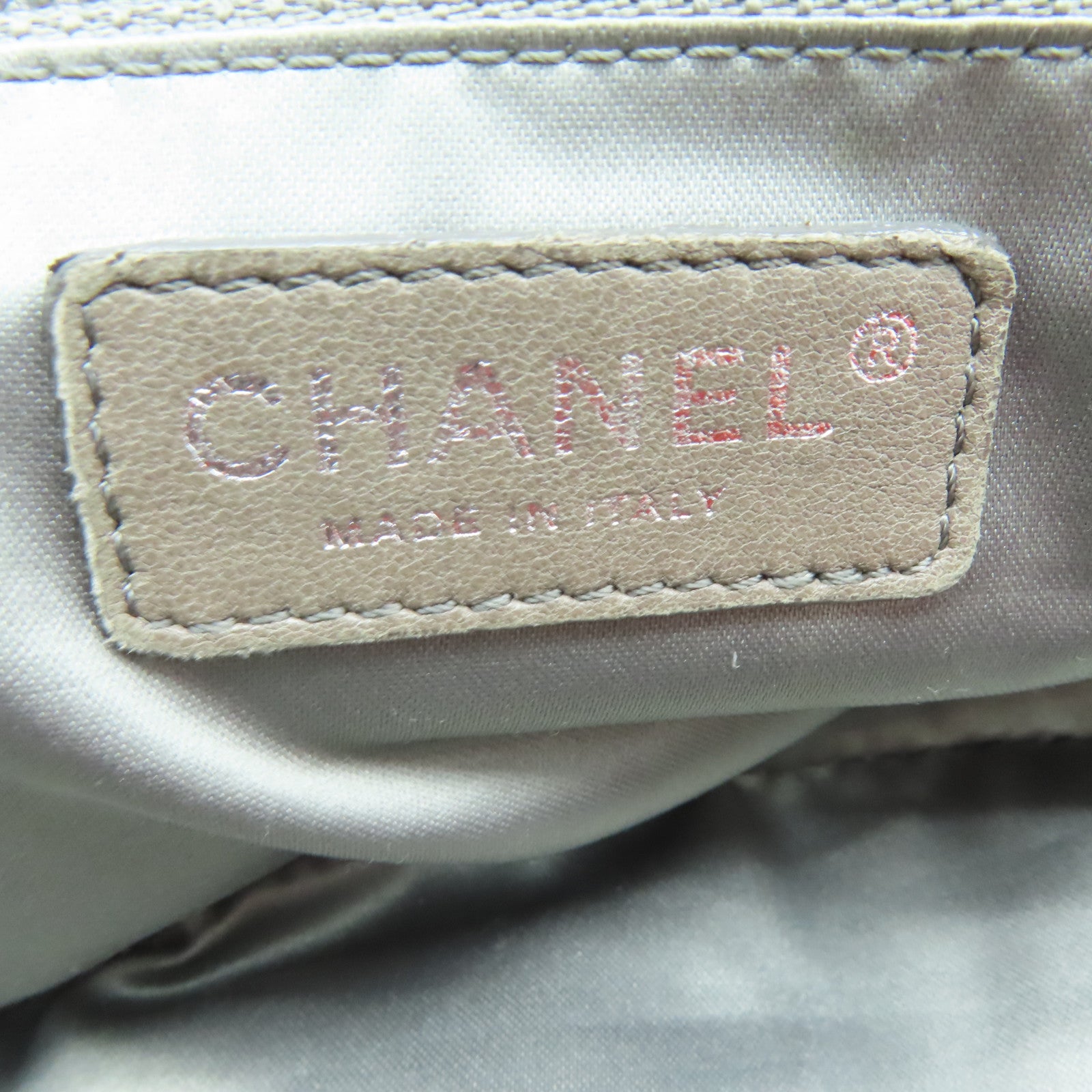 CHANEL 漆皮皮革Boston Bag银扣手挽袋/肩背袋橙色