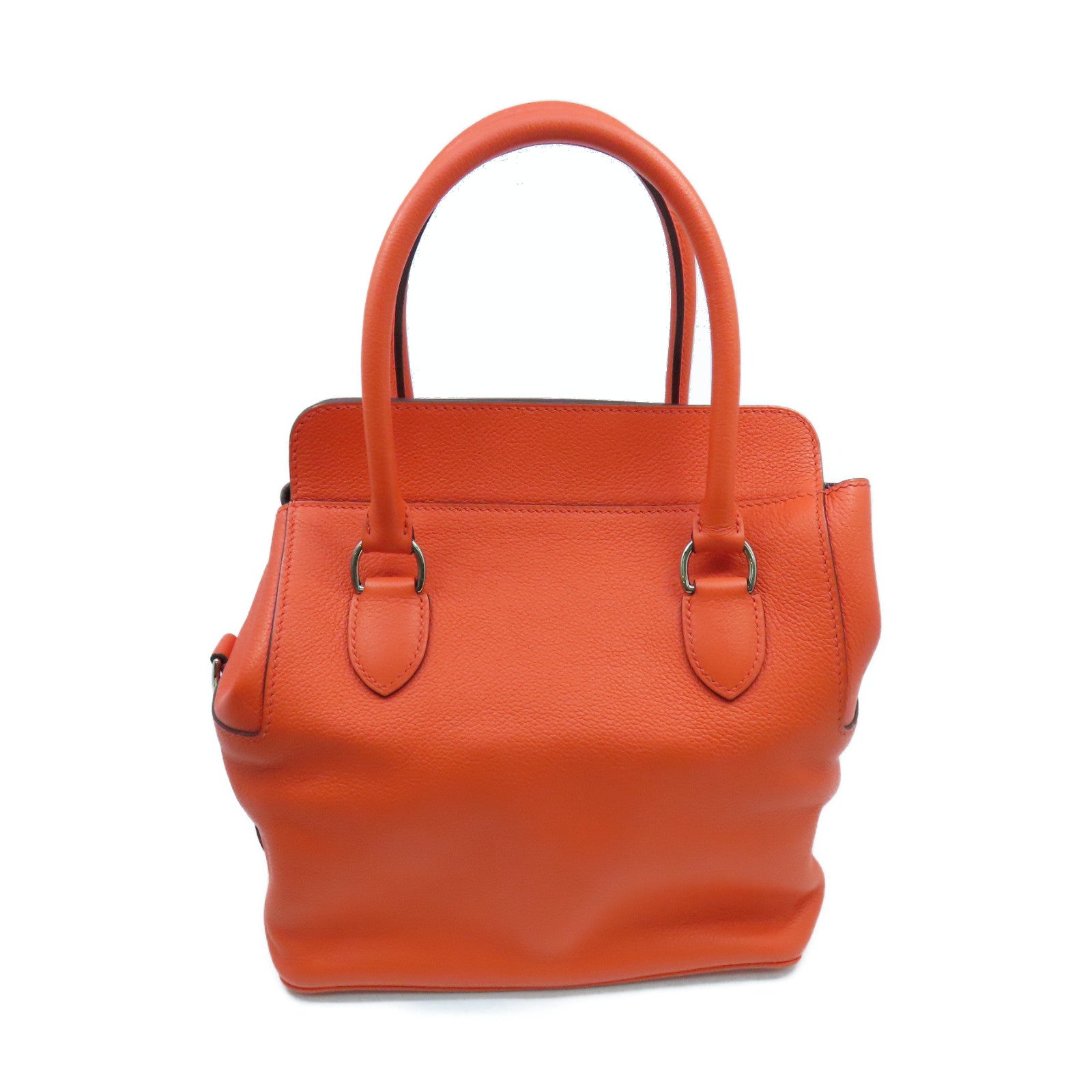HERMES Evercolor Toolbox 20银扣肩背袋Orange Poppy橙色