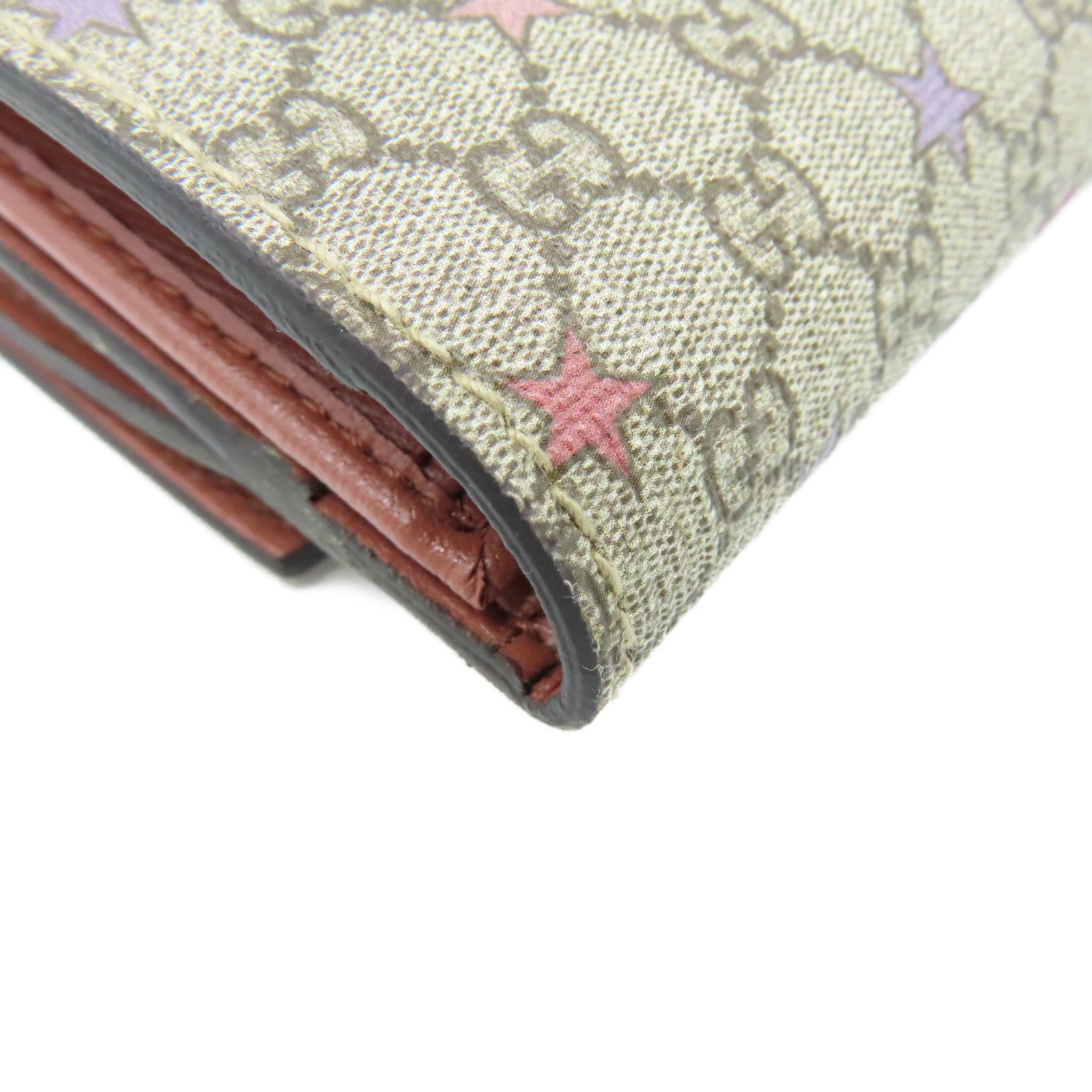 GUCCI 塗層帆布Long Wallet長錢包啡色