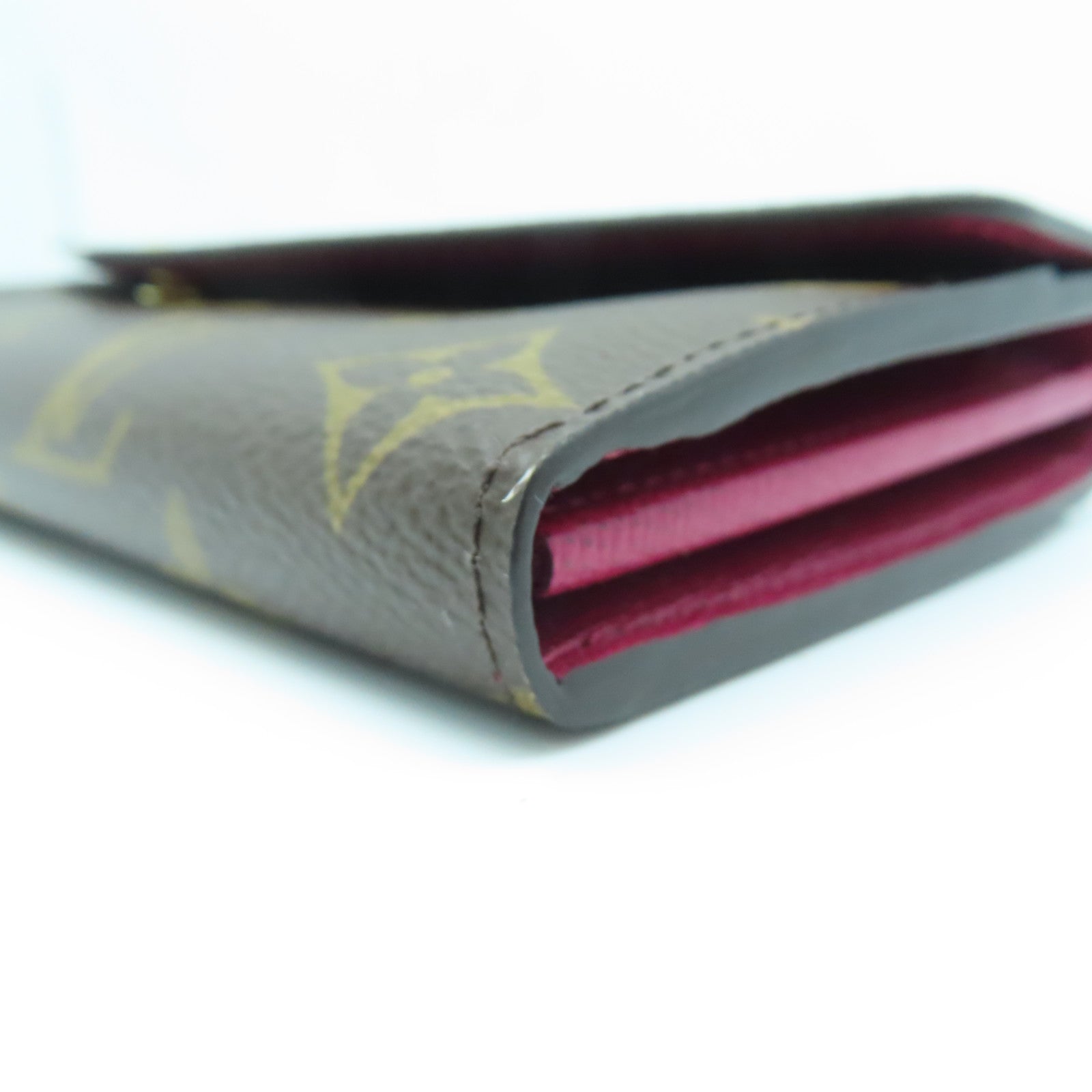 LOUIS VUITTON Monogram Sarah金扣長錢包棕色