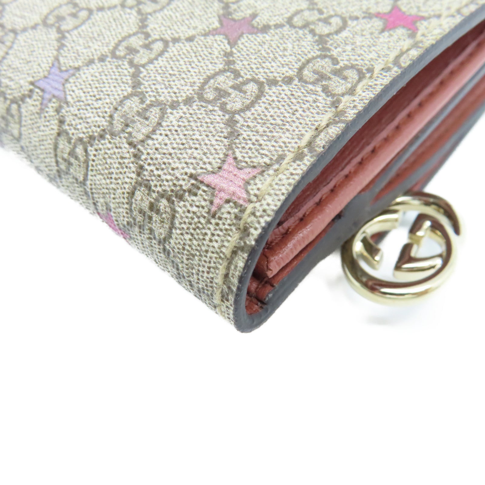 GUCCI 塗層帆布Long Wallet長錢包啡色