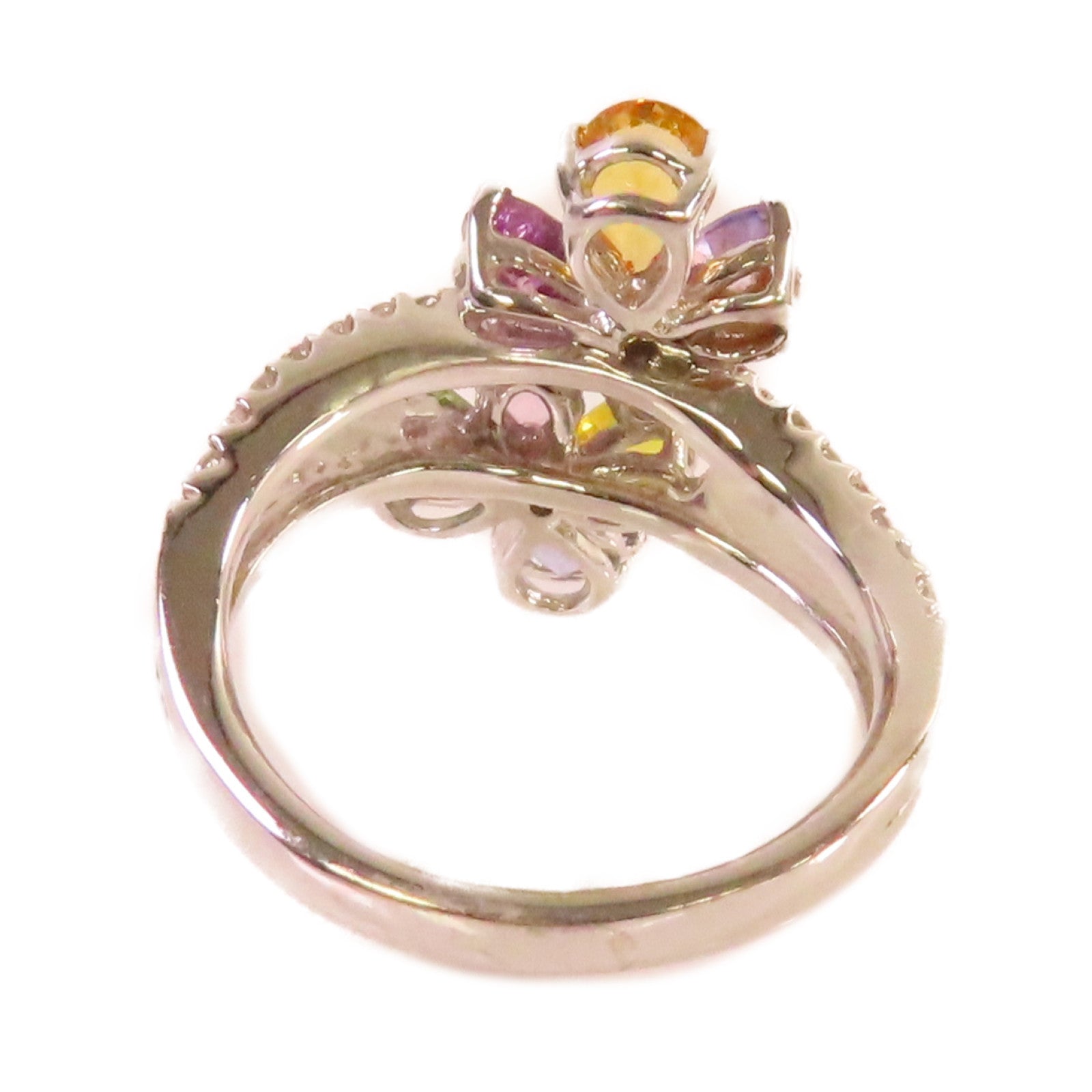JEWELRY 18K白金/彩色寶石Color Stone Ring戒指US#5.5