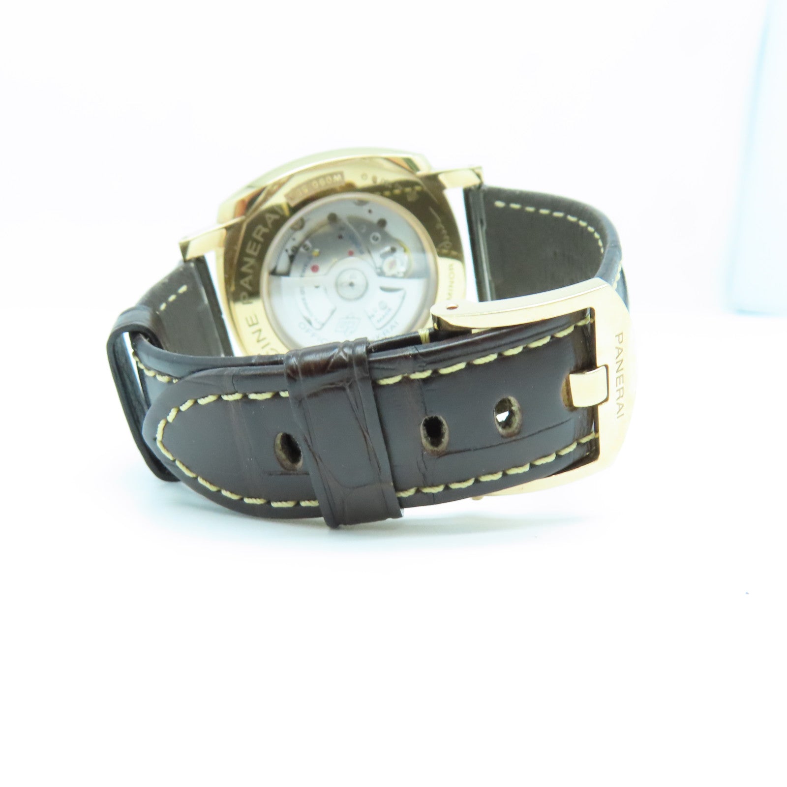 PANERAI Luminor Due 18K玫瑰金手錶自動機芯白色