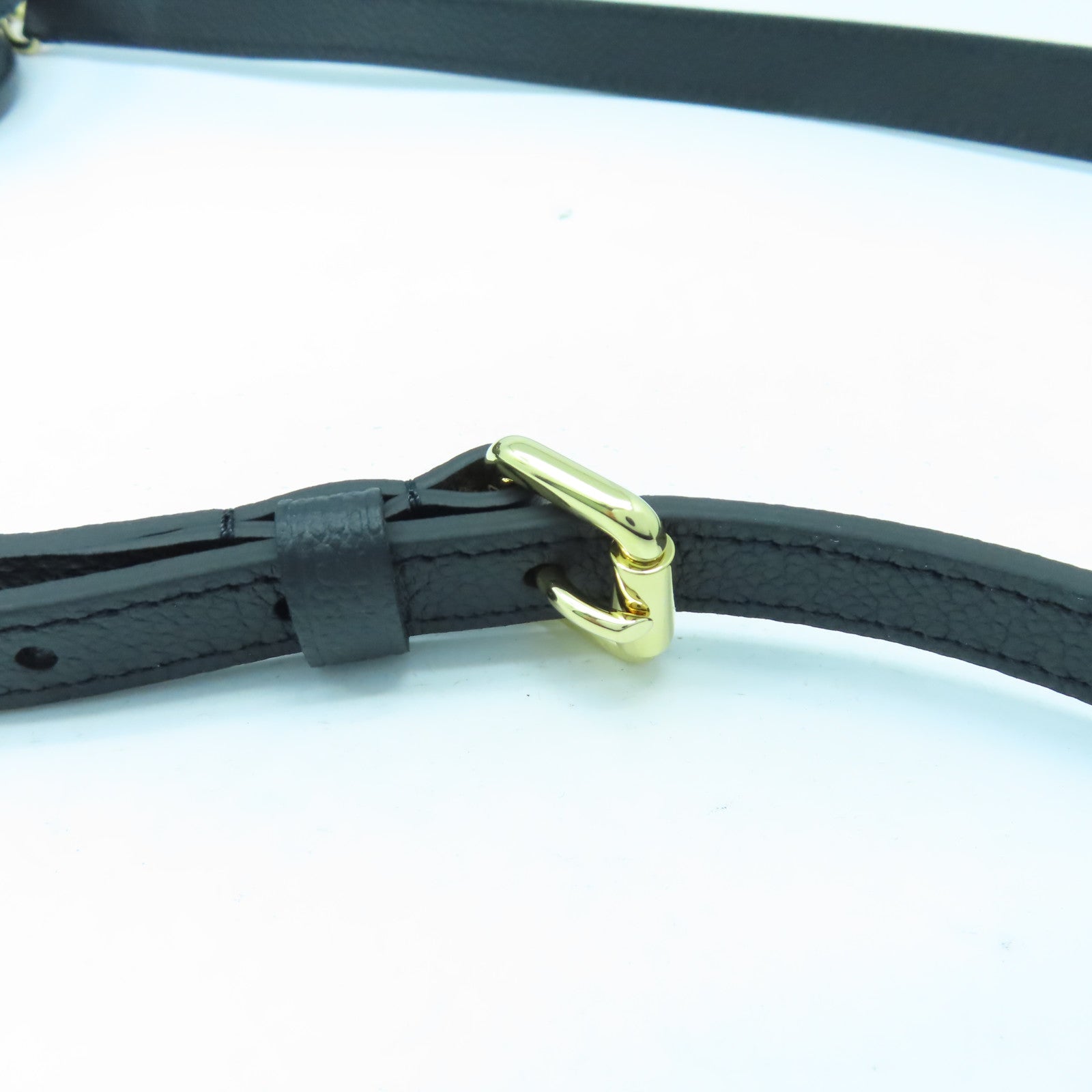 LOUIS VUITTON Monogram Empreinte Petit Palais金扣手挽肩背兩用袋黑色/米色