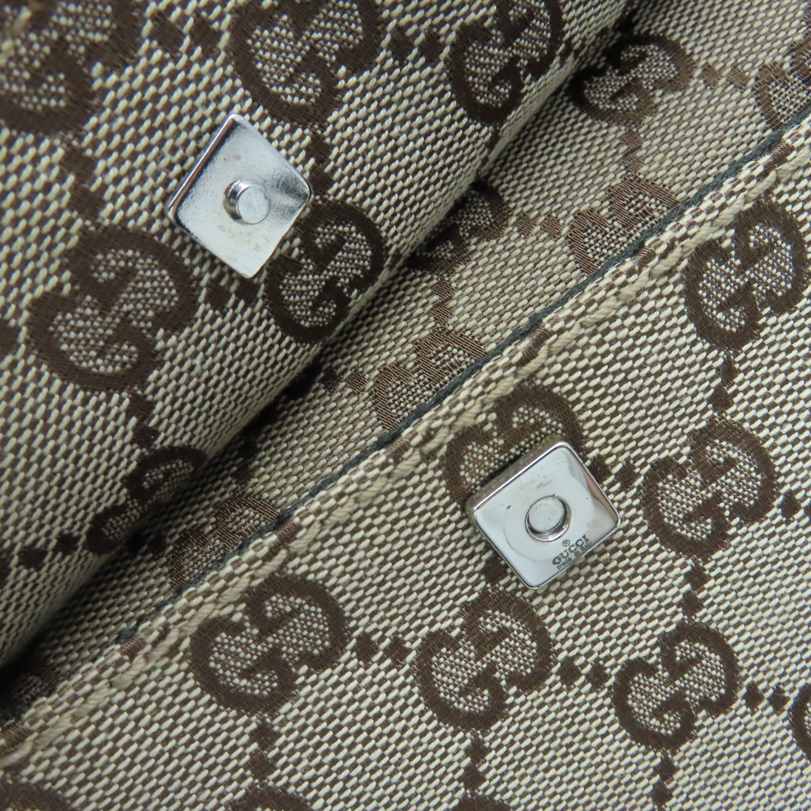 GUCCI 【激減優惠】GG帆布Shoulder Bag肩背袋啡色