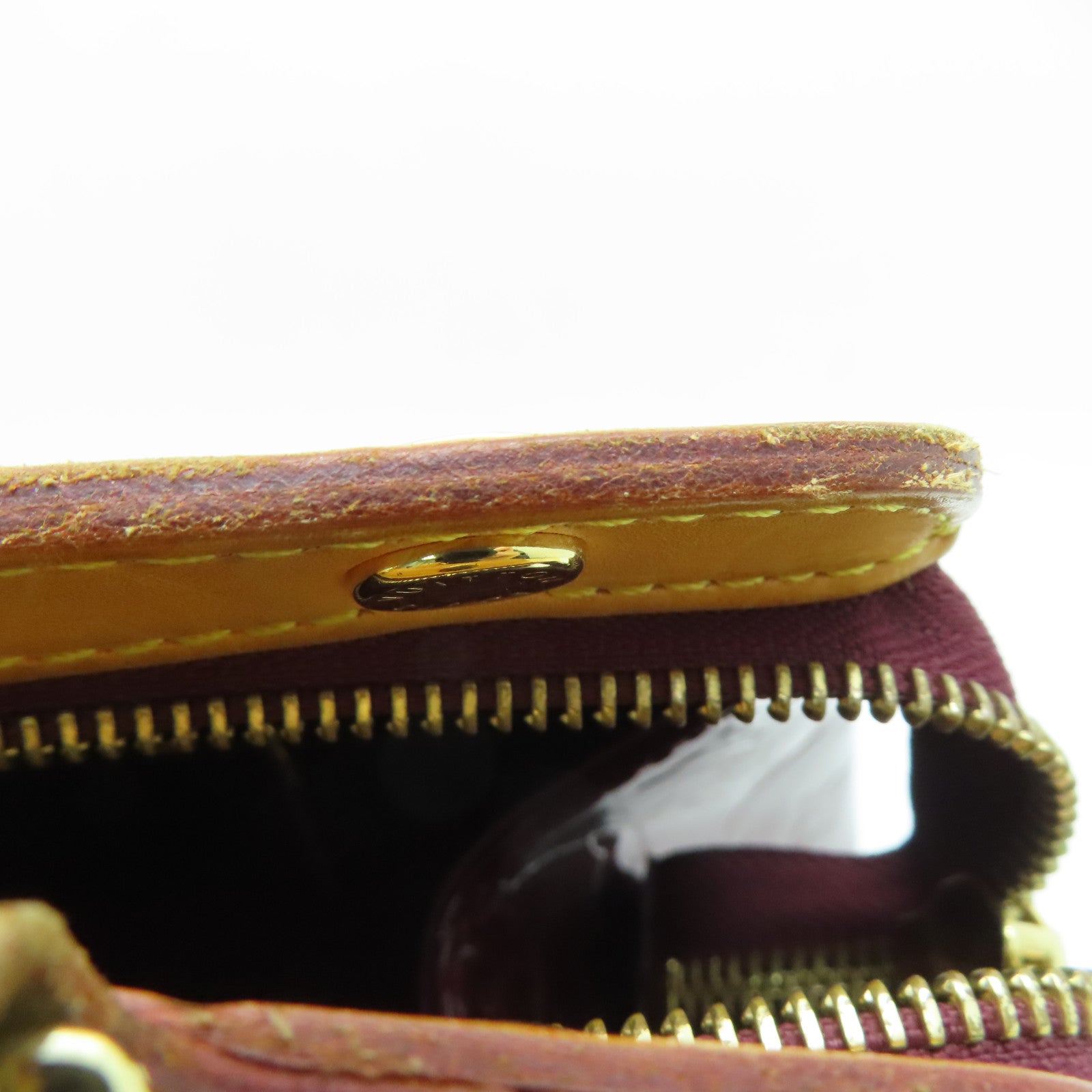 LOUIS VUITTON Monogram Vernis Blair MM金扣手挽肩背两用袋紫色