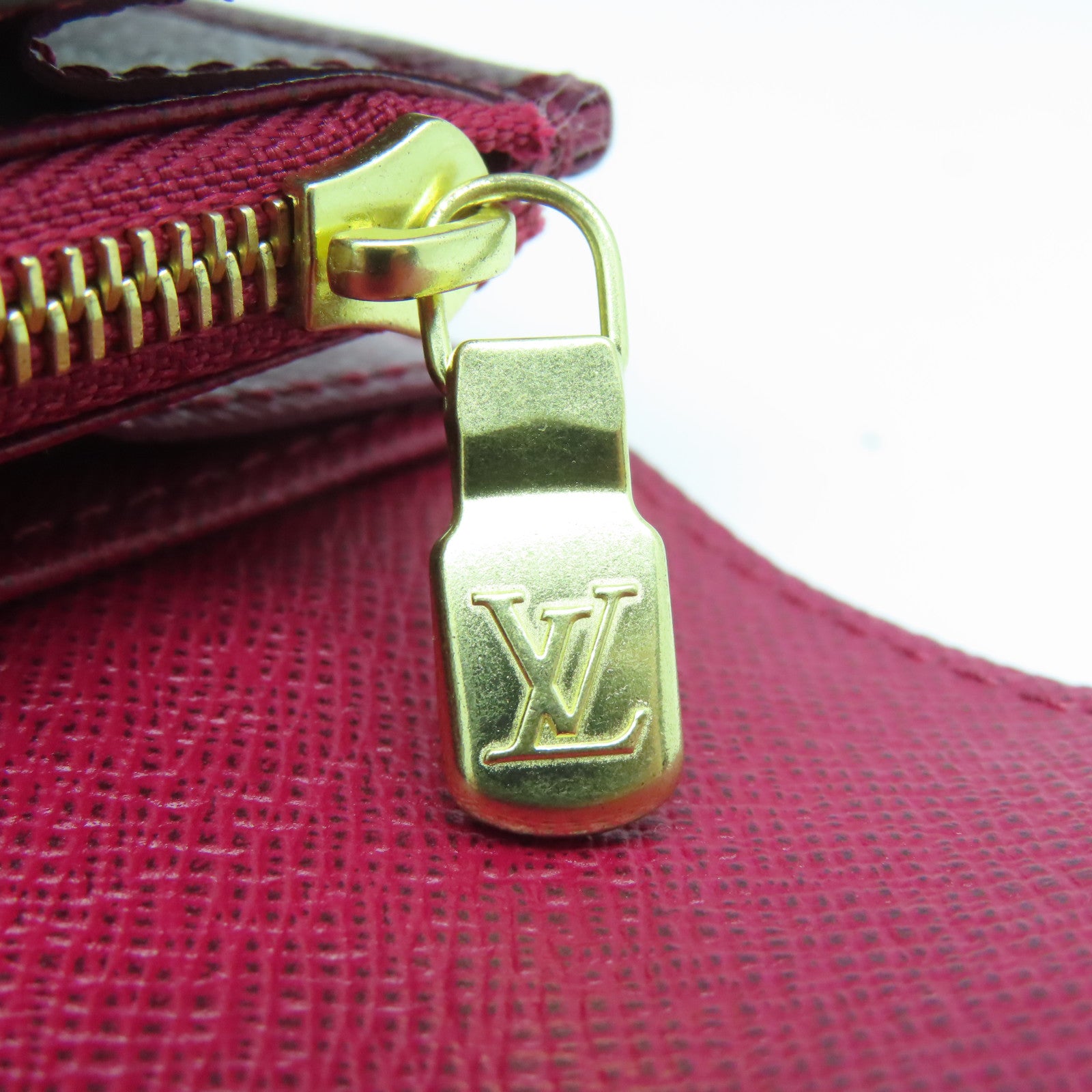 LOUIS VUITTON Monogram Sarah金扣長錢包棕色