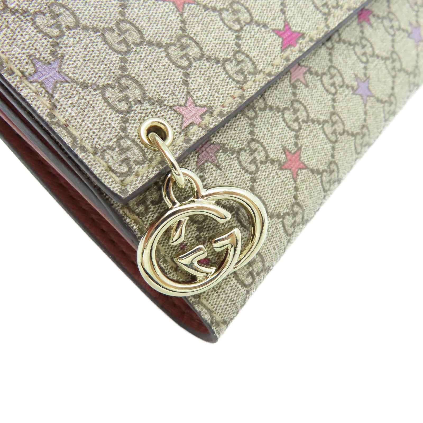GUCCI 塗層帆布Long Wallet長錢包啡色