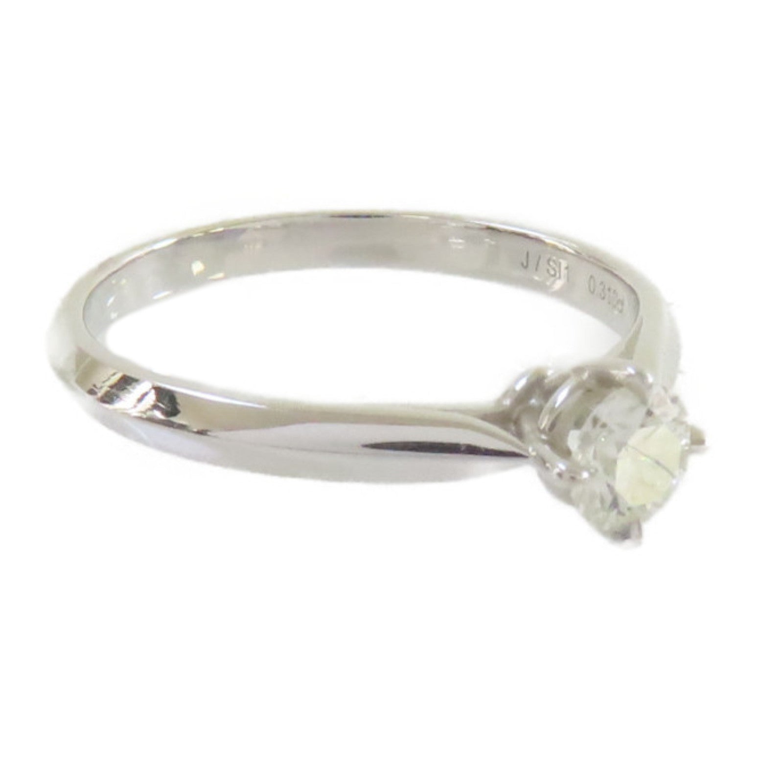 JEWELRY 18K白金/0.31ct鑽石Diamond Ring戒指US#6.5