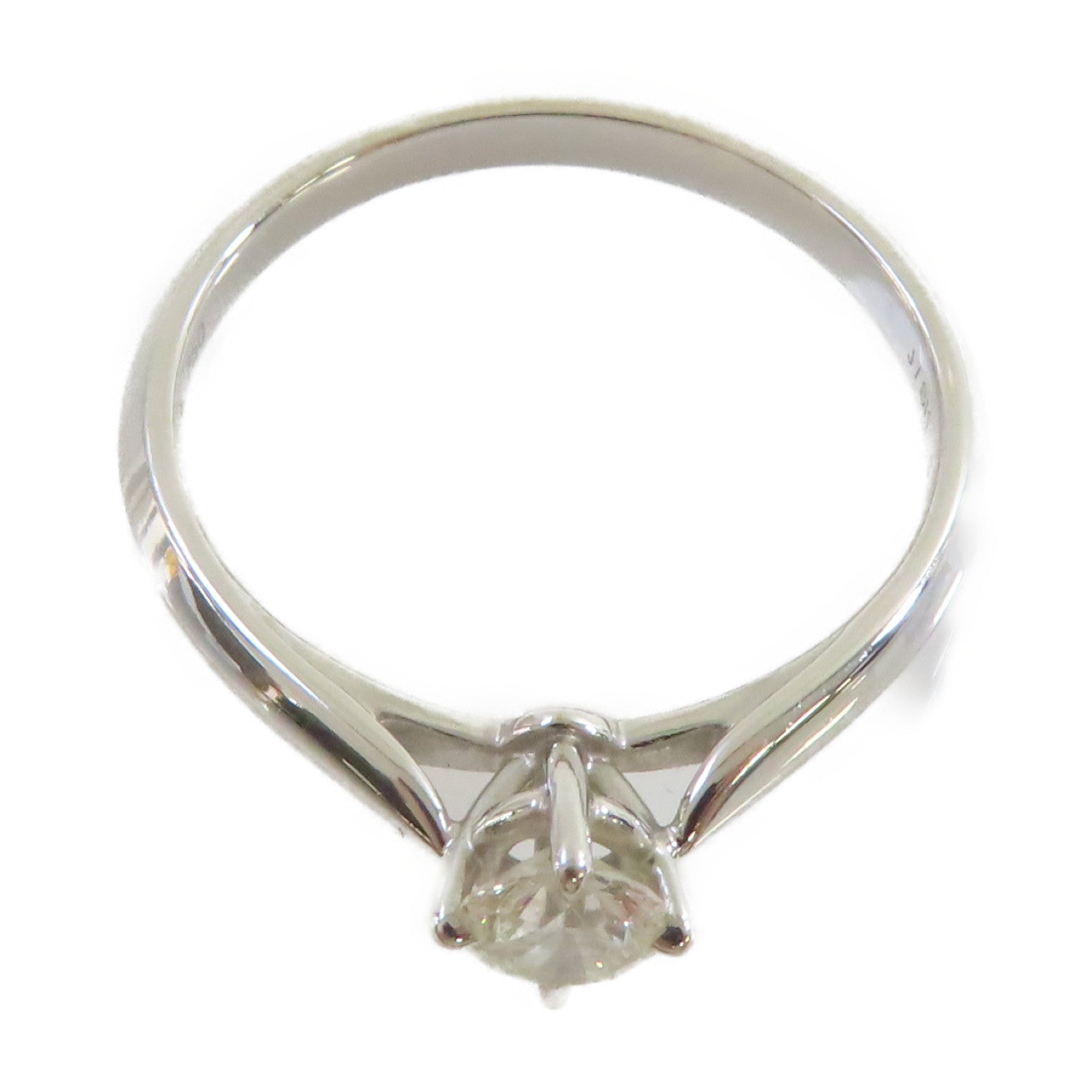 JEWELRY 18K白金/0.31ct鑽石Diamond Ring戒指US#6.5