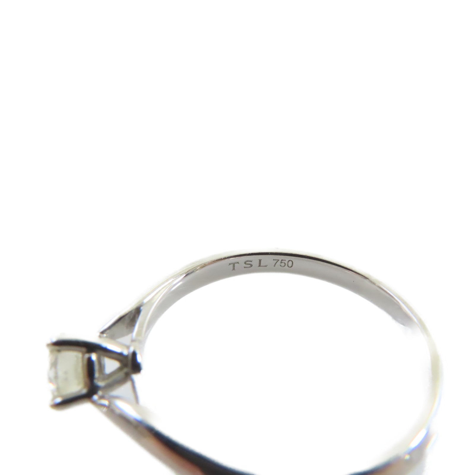 JEWELRY 18K白金/0.31ct鑽石Diamond Ring戒指US#6.5