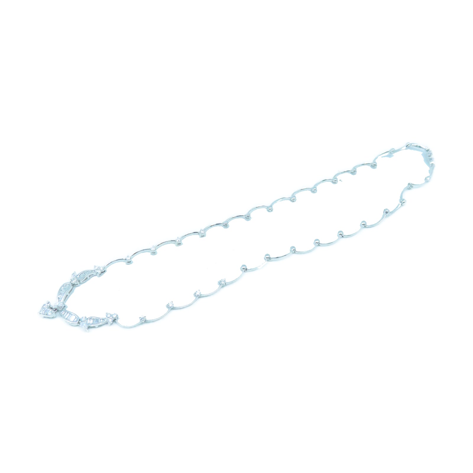 JEWELRY 【激減優惠】18K白金Necklace 2.00ct鑽石項鍊