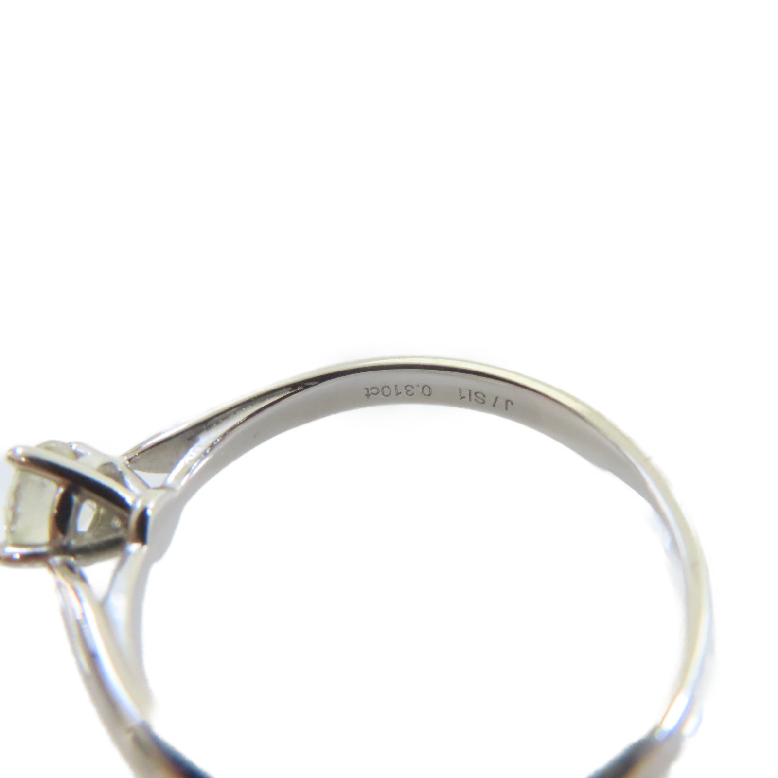 JEWELRY 18K白金/0.31ct鑽石Diamond Ring戒指US#6.5