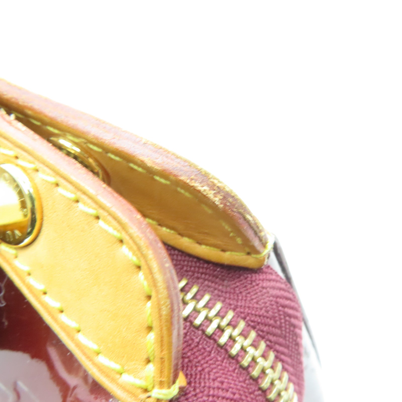 LOUIS VUITTON Monogram Vernis Blair MM金扣手挽肩背两用袋紫色
