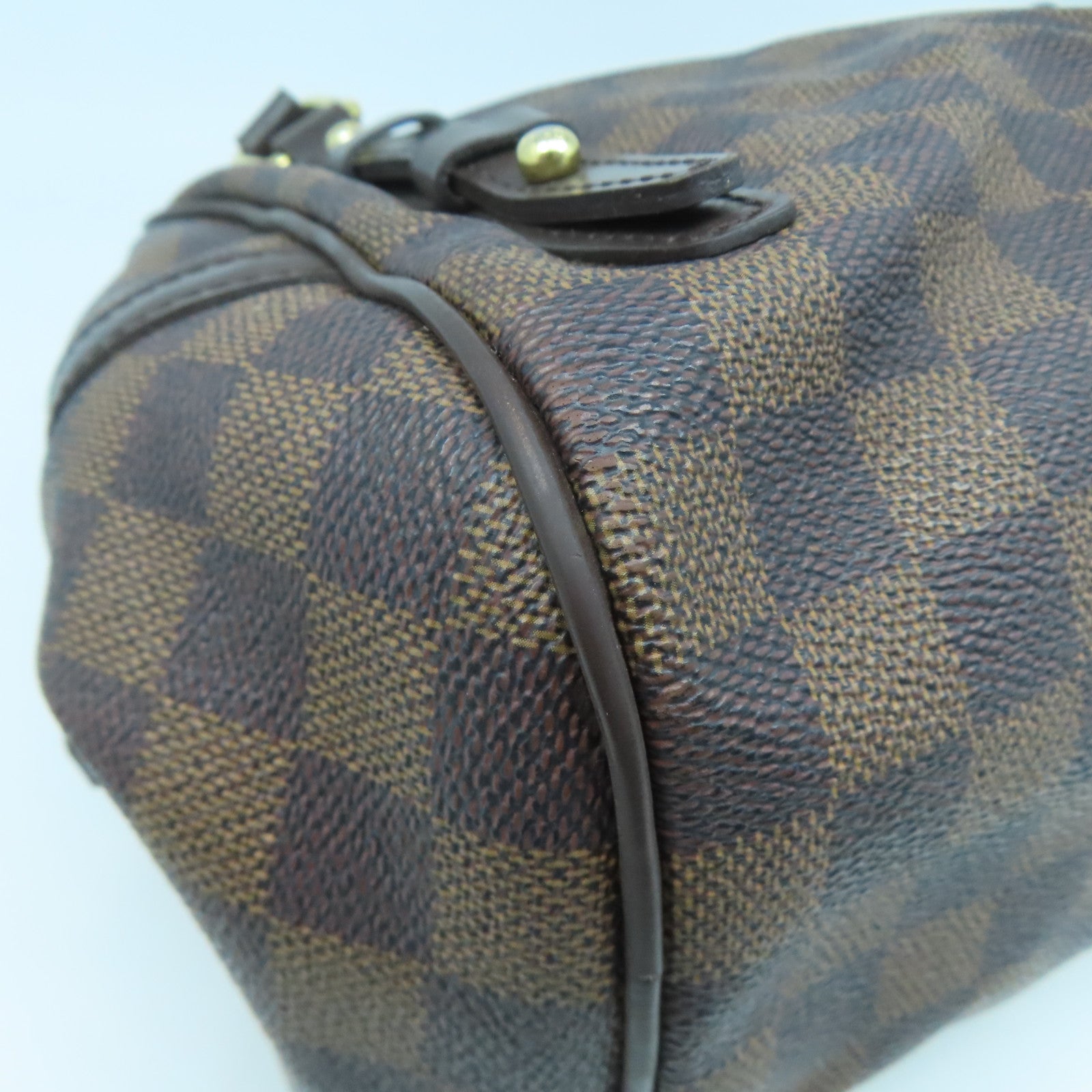 LOUIS VUITTON 【激減優惠】Damier Ebene Belem MM金扣肩背袋啡色