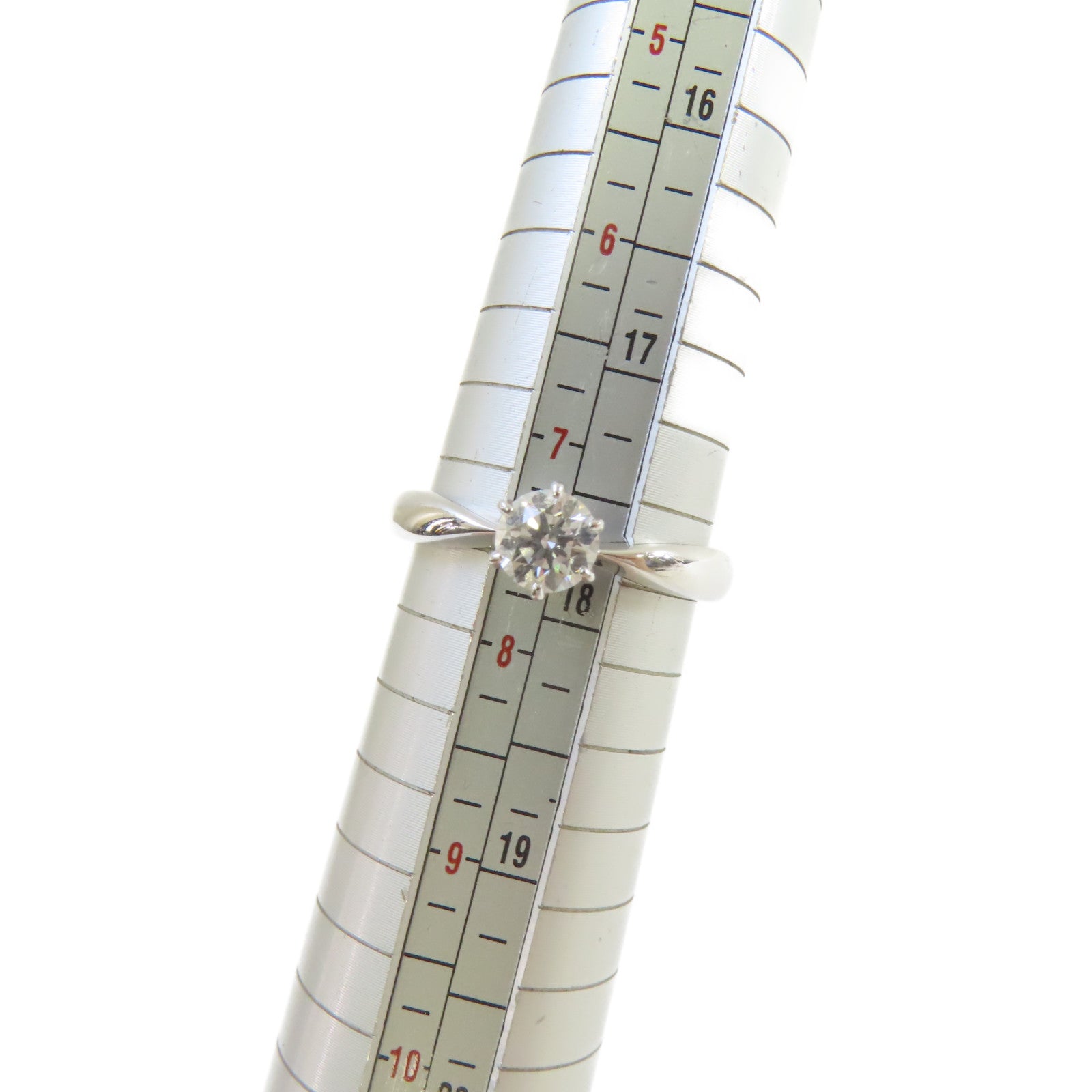 JEWELRY 18K白金/0.56ct鑽石Diamond Ring戒指US#7.75