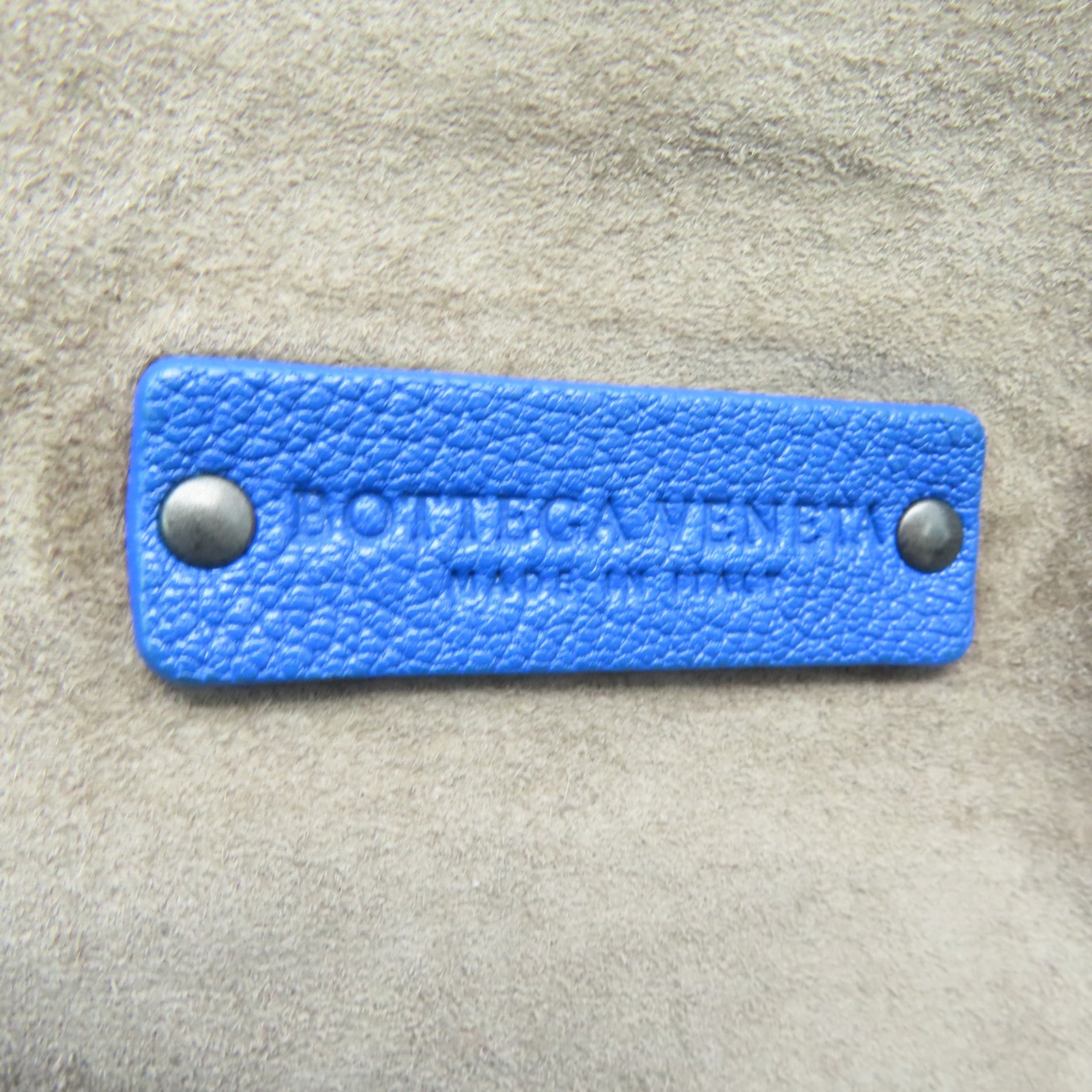 BOTTEGA VENETA 牛皮皮革Boston Bag手挽袋/肩背袋蓝色/黄色