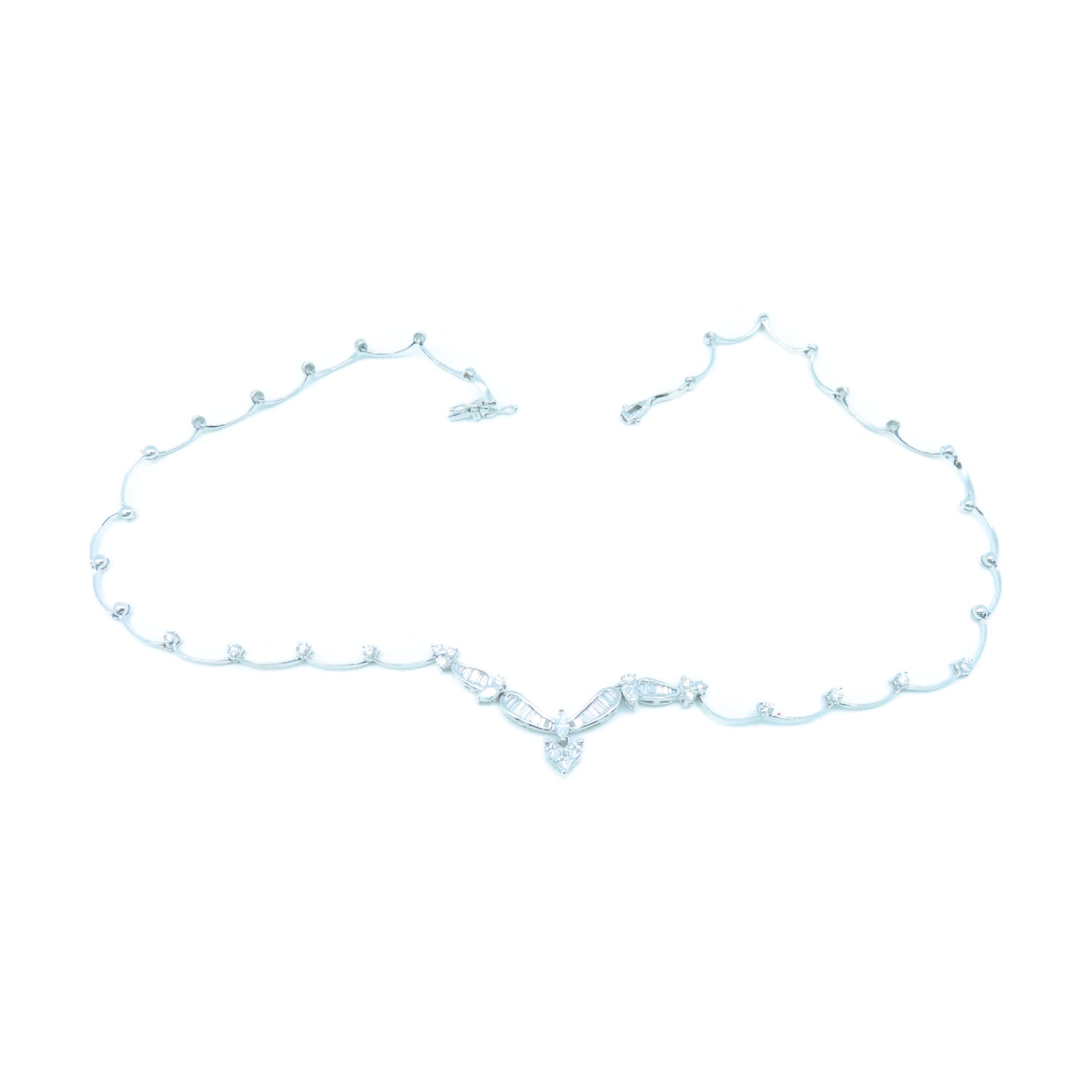 JEWELRY 【激減優惠】18K白金Necklace 2.00ct鑽石項鍊