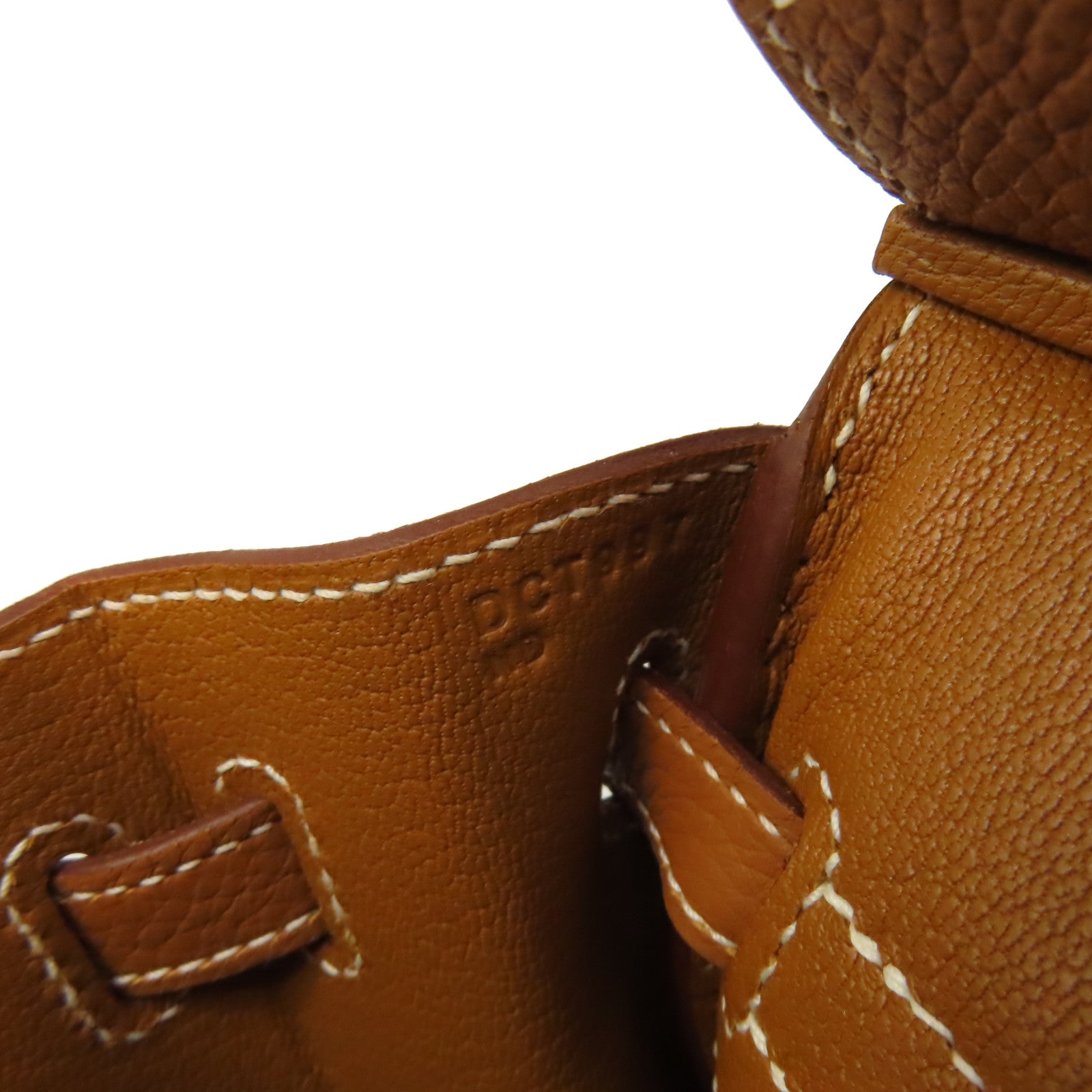 HERMES Togo皮革Birkin 25 Handbag金扣手挽袋Gold/經典駝色