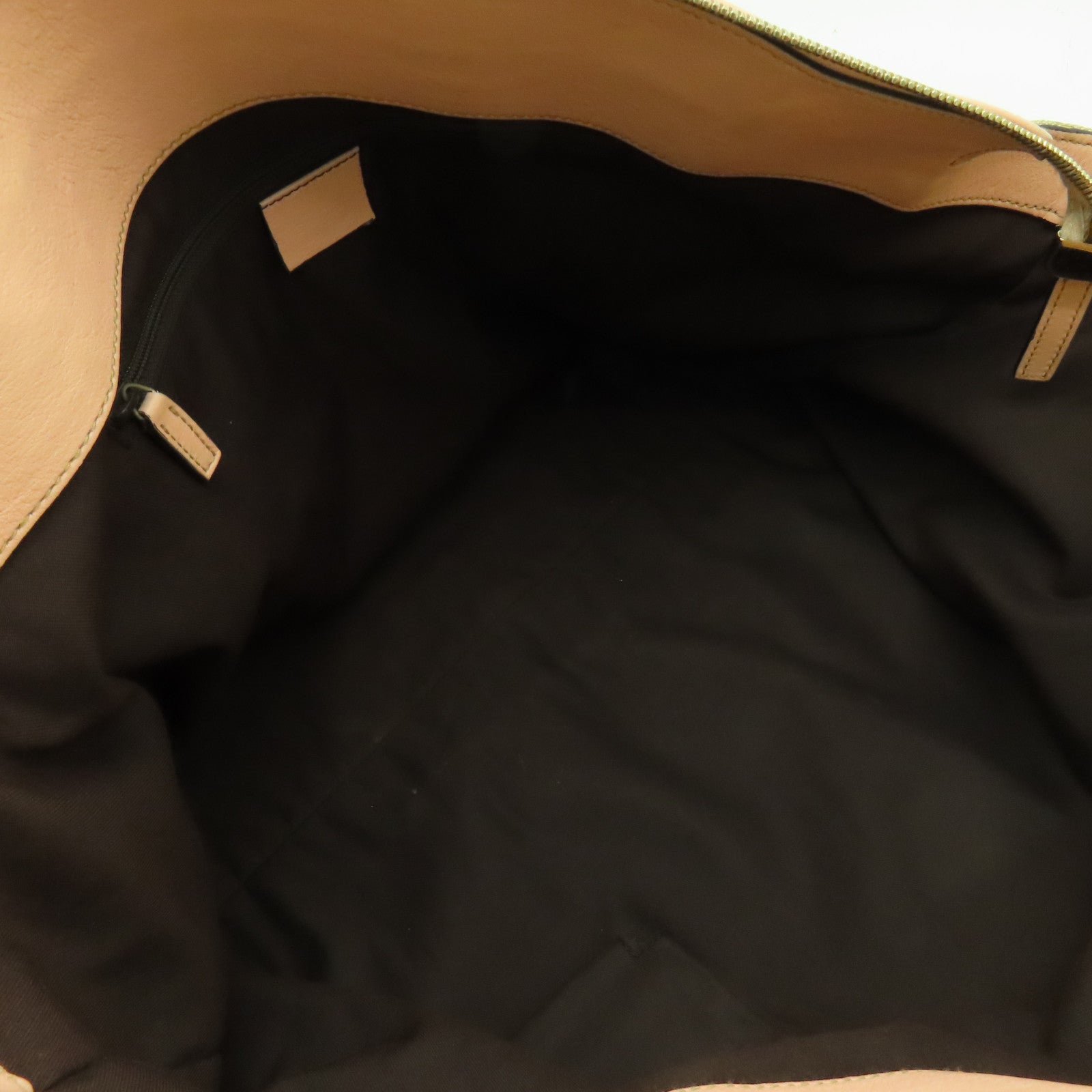 GUCCI 帆布Shoulder Bag金扣肩背袋米色/粉紅色