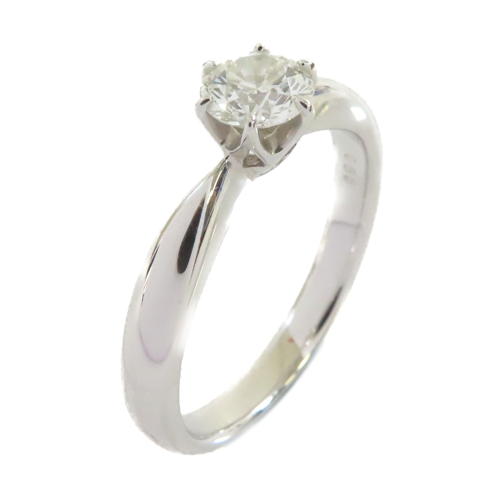 JEWELRY 18K白金/0.56ct鑽石Diamond Ring戒指US#7.75