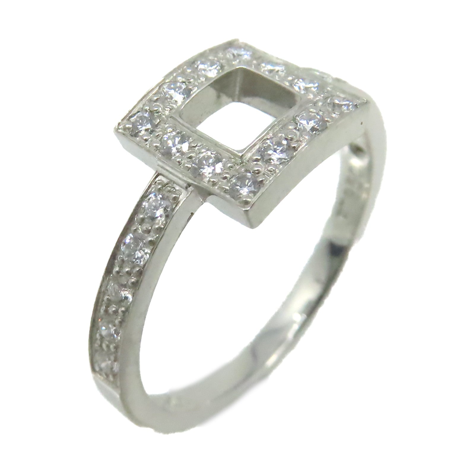 TIFFANY＆CO PT950鉑金/3.32g鑽石Diamond Ring戒指US#5.25