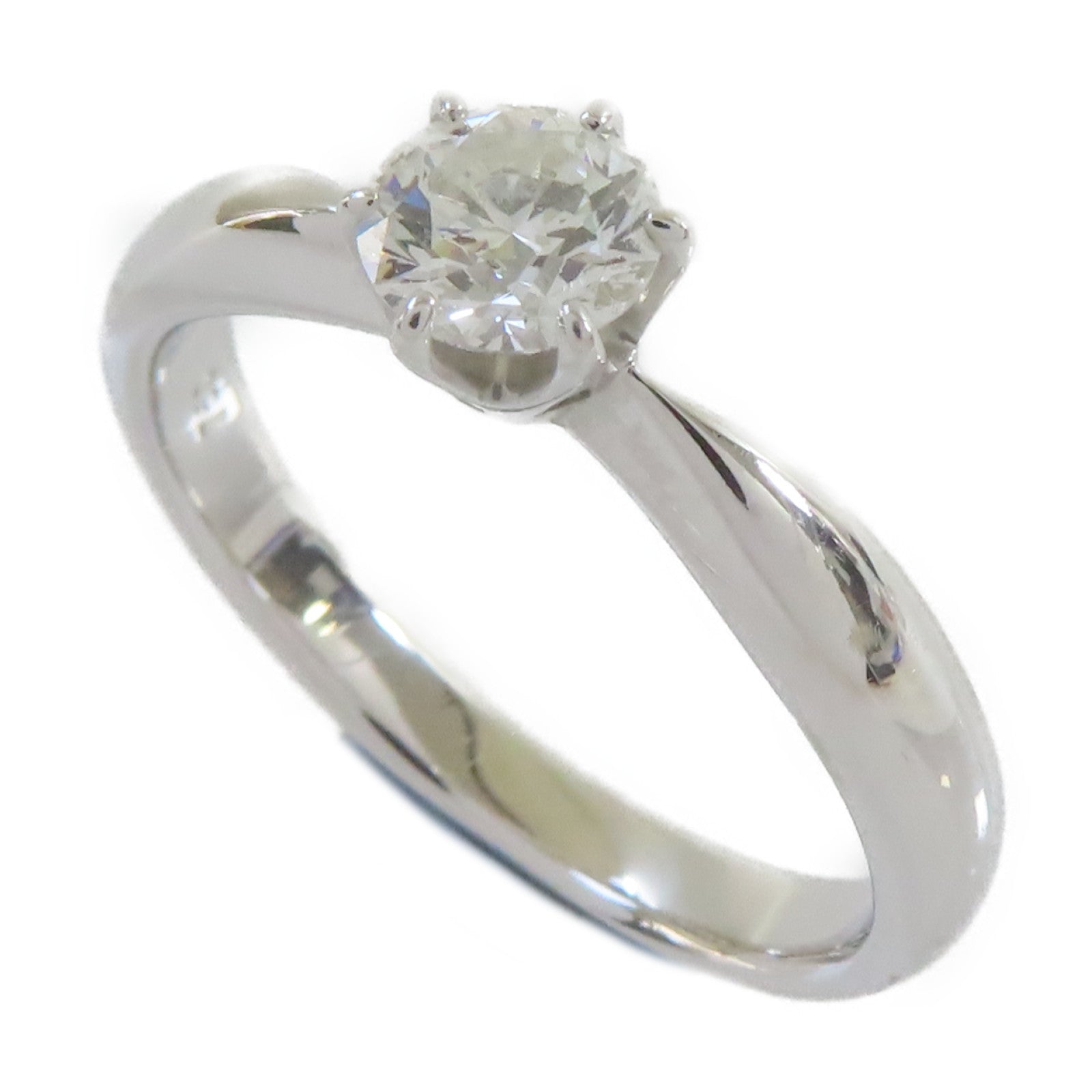 JEWELRY 18K白金/0.56ct鑽石Diamond Ring戒指US#7.75