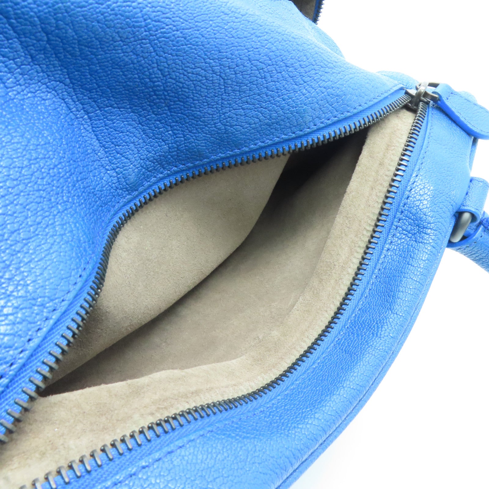 BOTTEGA VENETA 牛皮皮革Boston Bag手挽袋/肩背袋蓝色/黄色
