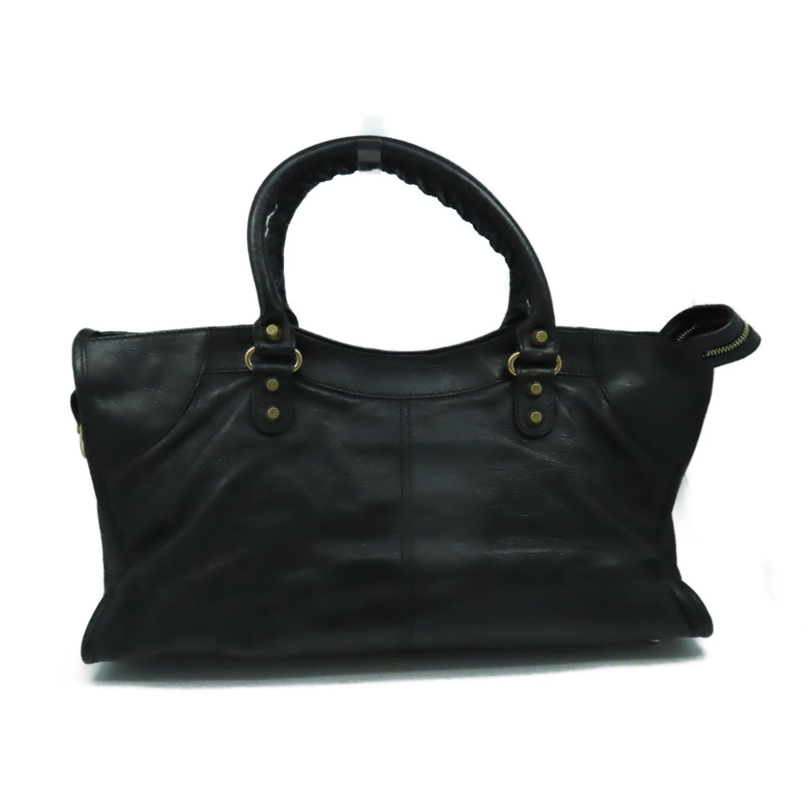 BALENCIAGA 牛皮皮革Giant Part Time 2Way Shoulder Bag手挽肩背兩用袋黑色