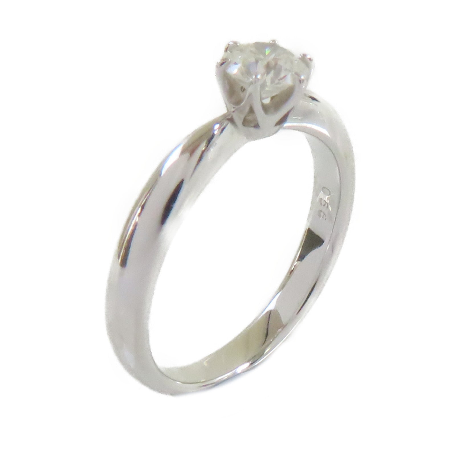 JEWELRY 18K白金/0.56ct鑽石Diamond Ring戒指US#7.75