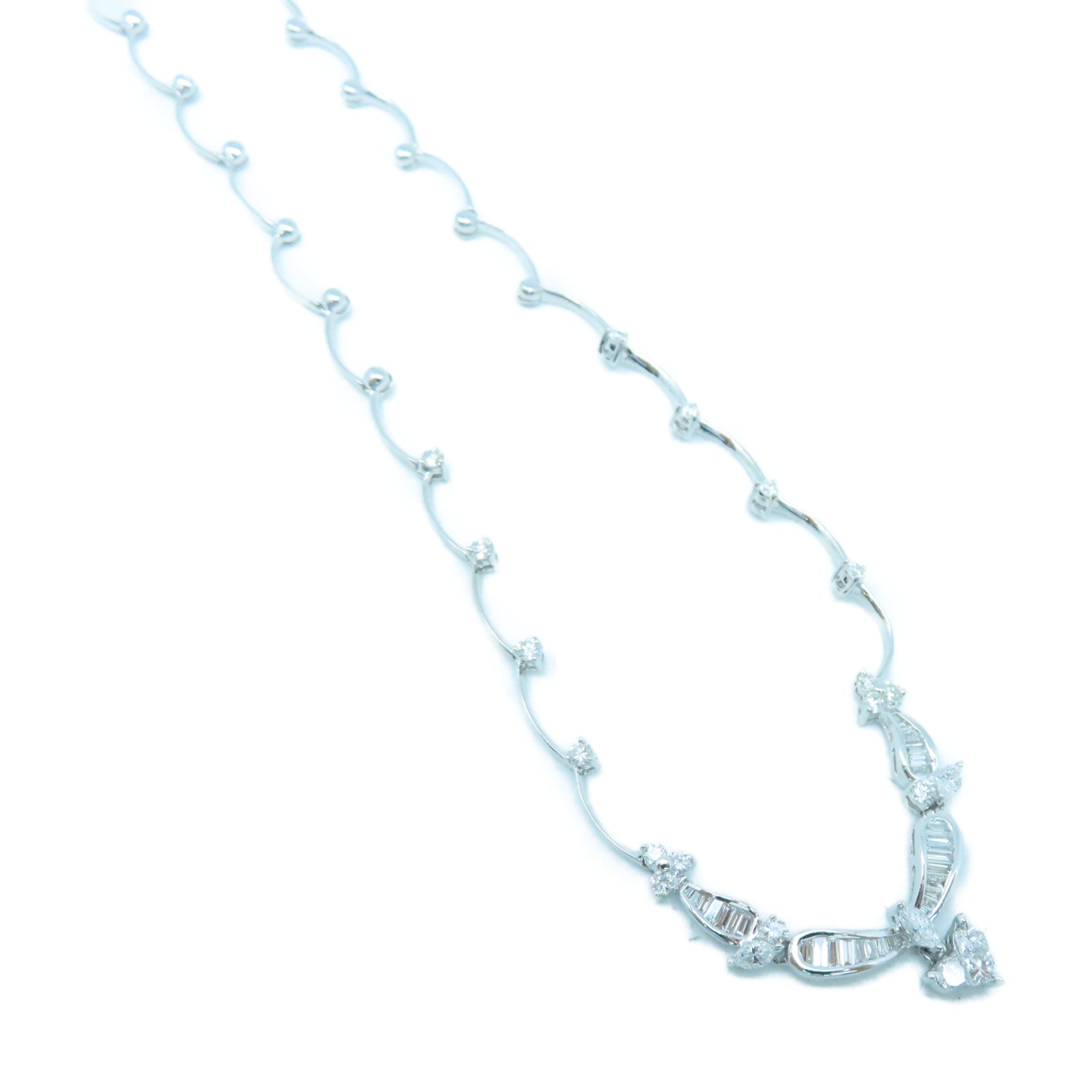 JEWELRY 【激減優惠】18K白金Necklace 2.00ct鑽石項鍊