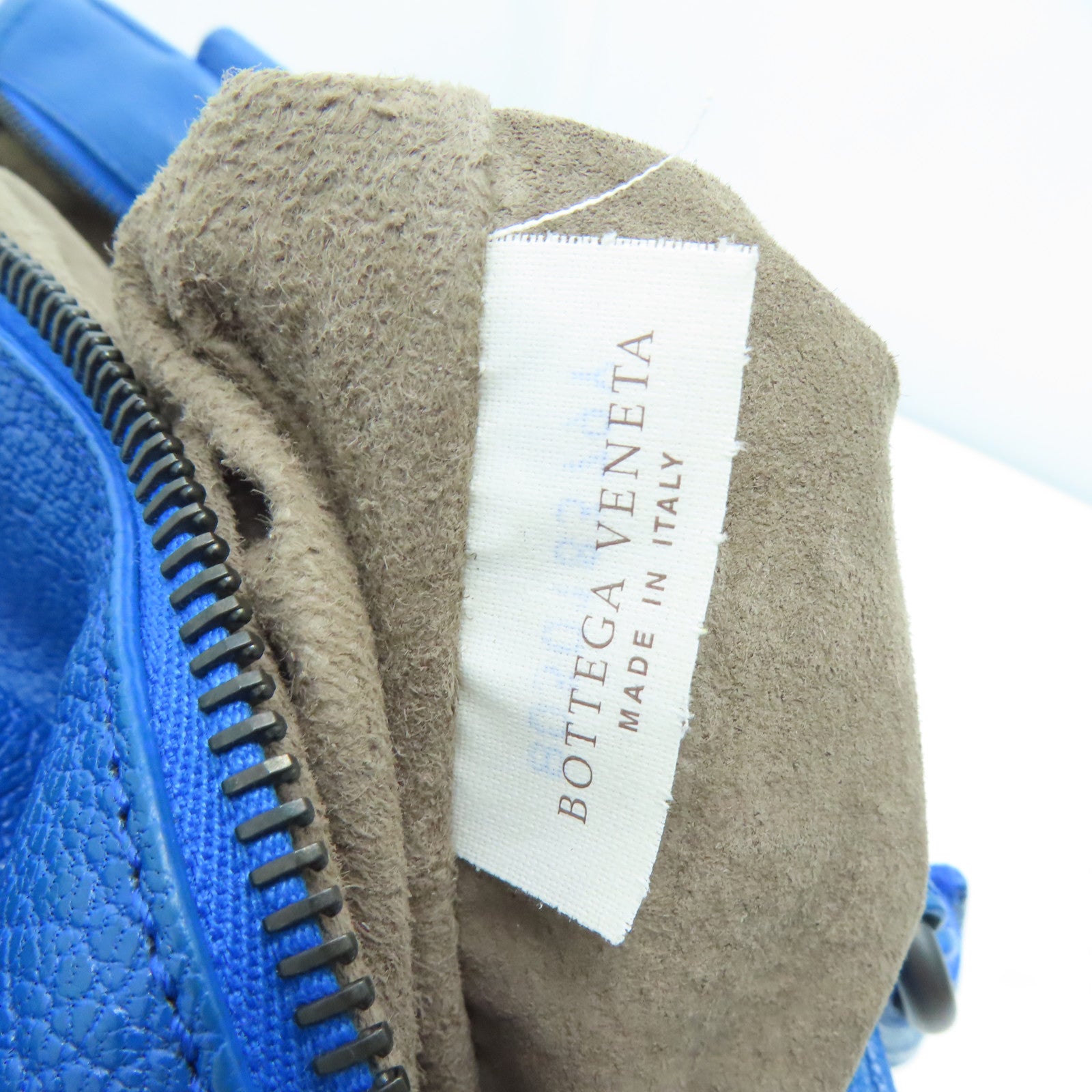 BOTTEGA VENETA 牛皮皮革Boston Bag手挽袋/肩背袋蓝色/黄色