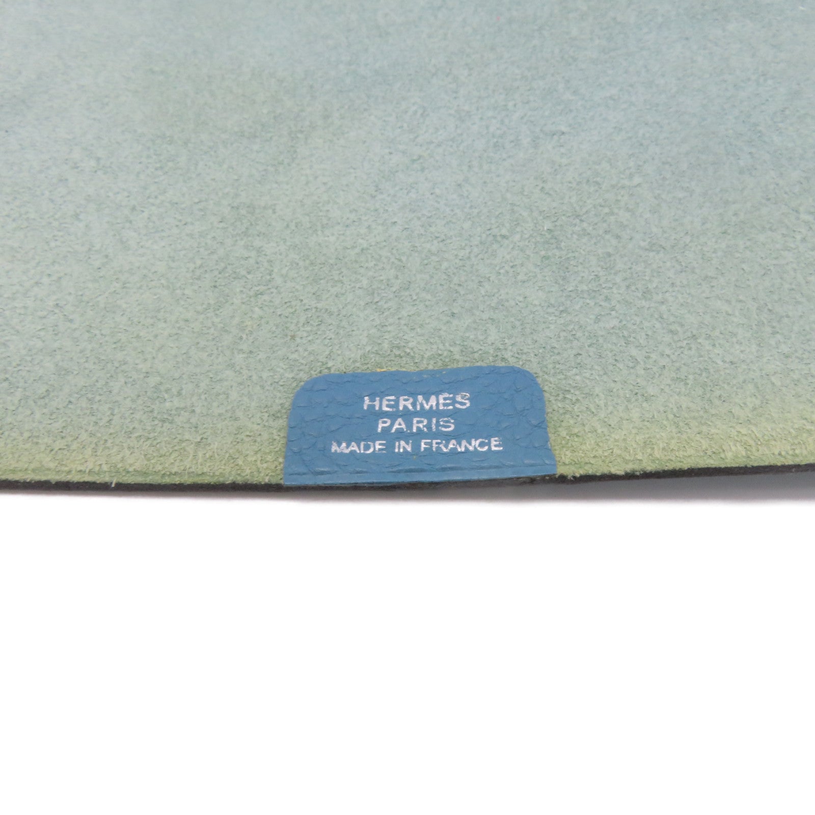 HERMES 【激减优惠】Togo皮革Notes Case记事簿套Blue Jean蓝色
