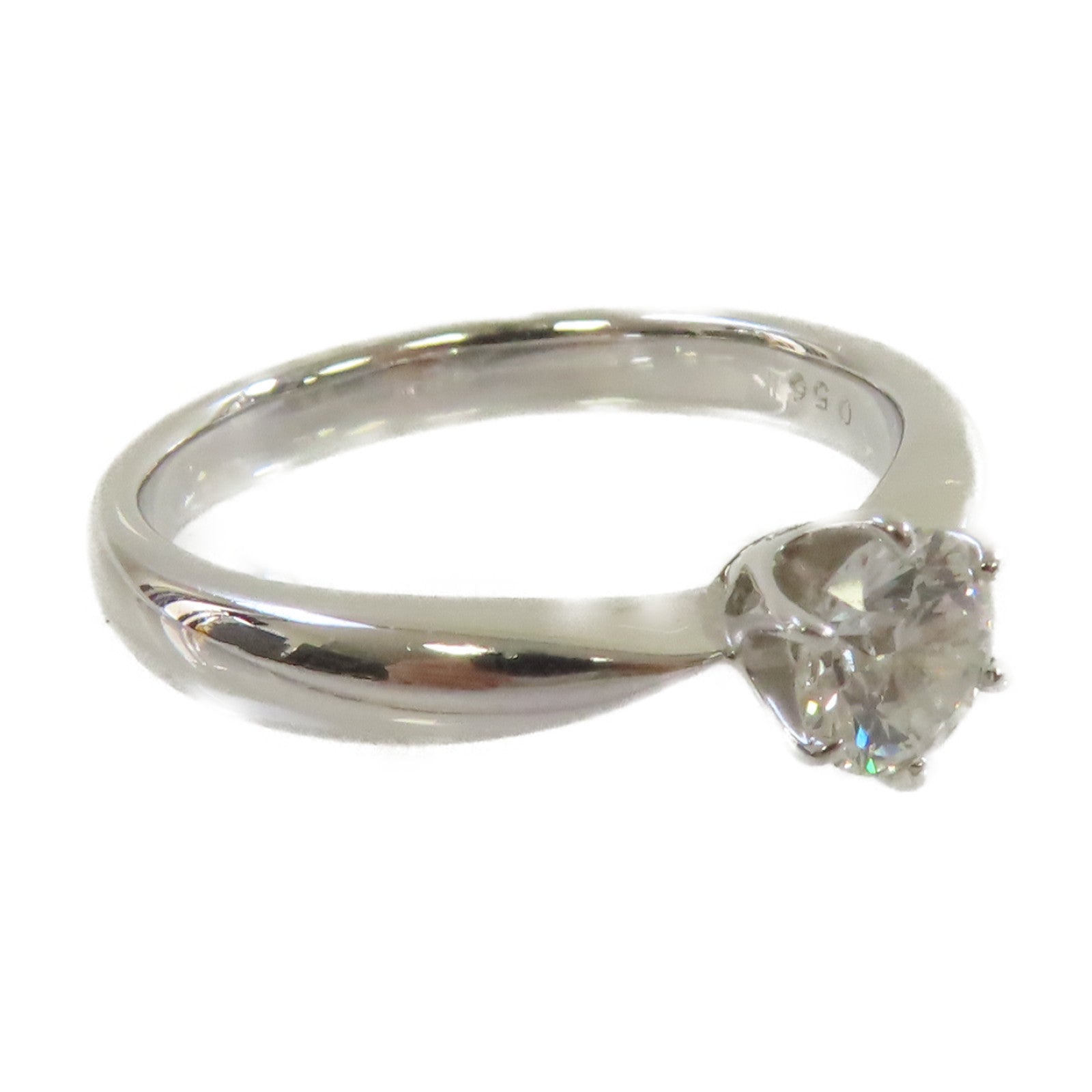 JEWELRY 18K白金/0.56ct鑽石Diamond Ring戒指US#7.75