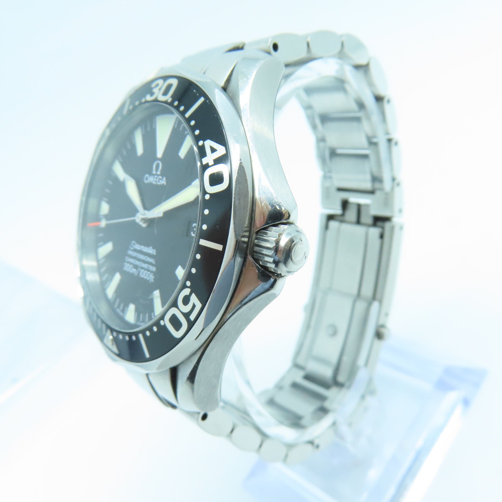OMEGA Seamaster不鏽鋼手錶自動機芯黑色