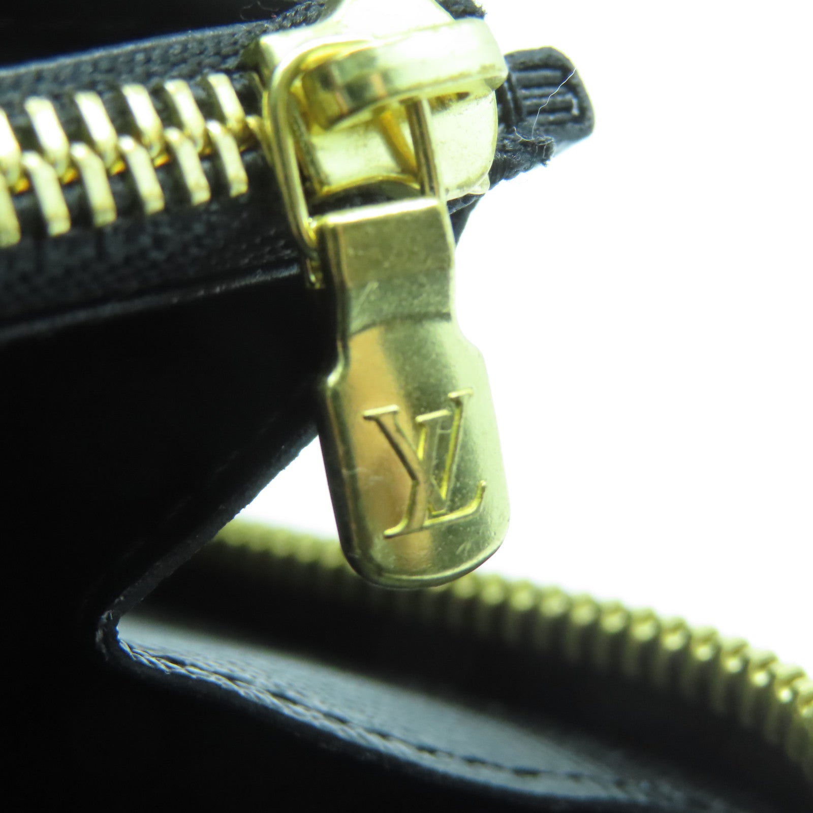 LOUIS VUITTON Monogram Giant Reverse Zipper Long Wallet Gold Buckle Long Wallet Brown