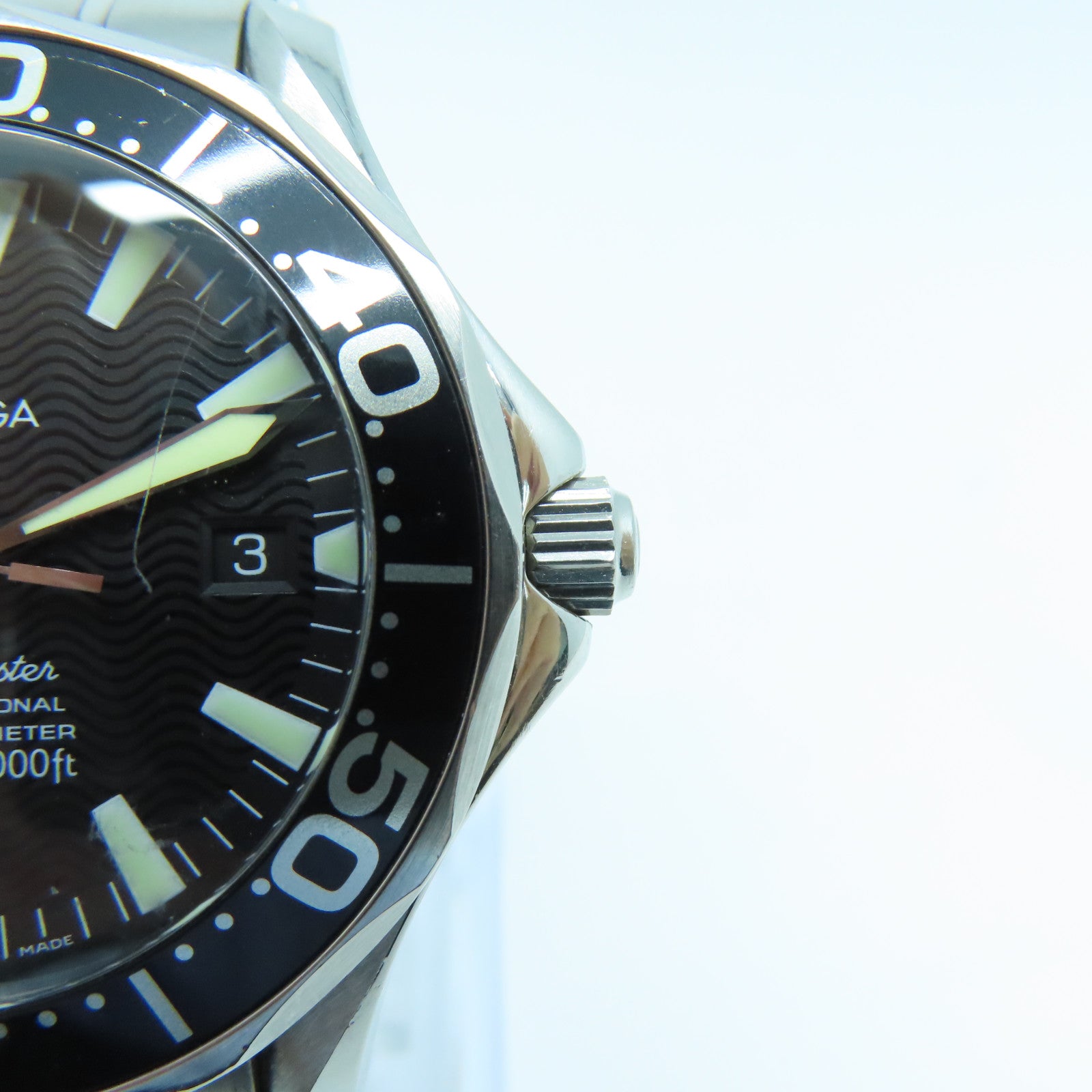 OMEGA Seamaster不鏽鋼手錶自動機芯黑色